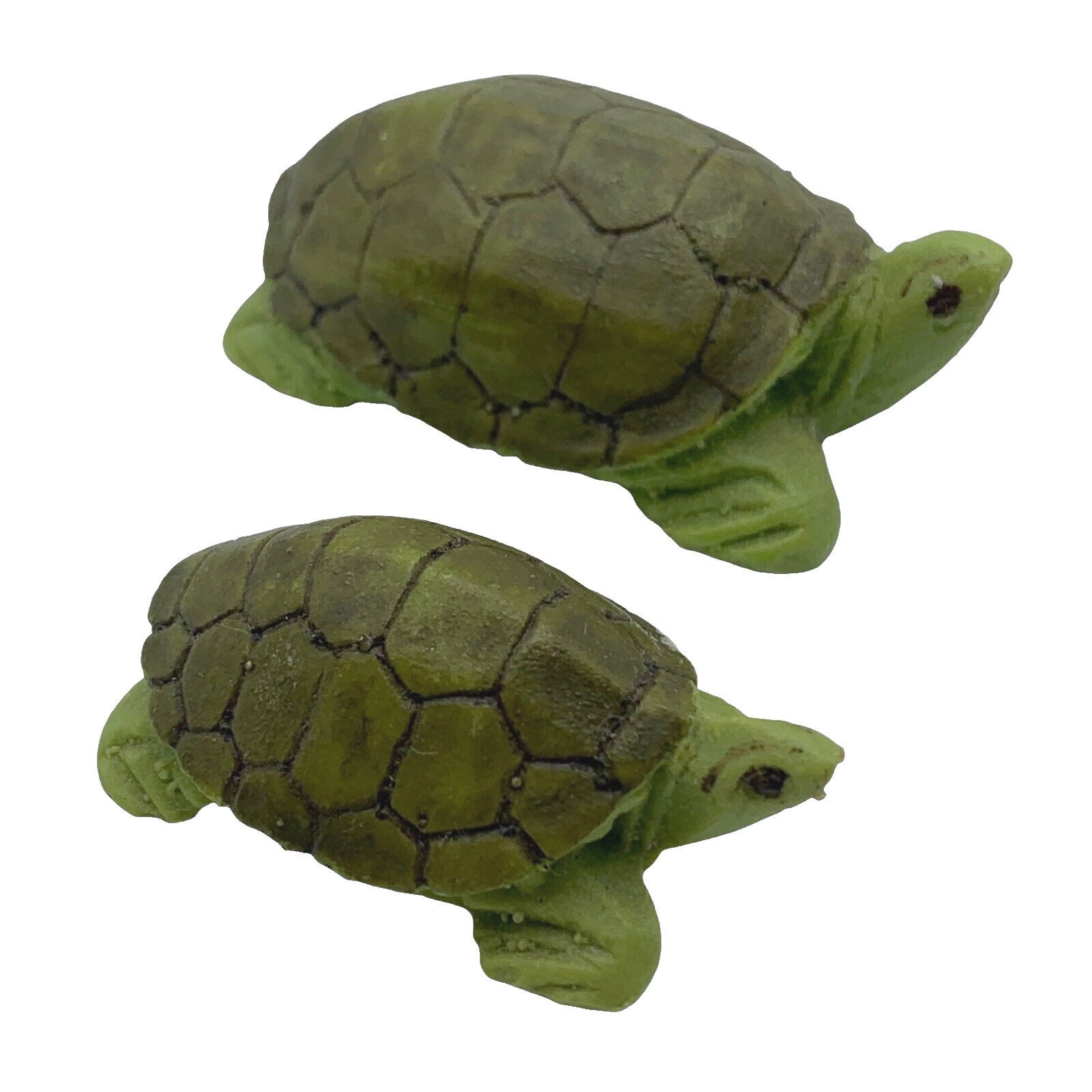 Animal Turtle Figurine Beach Sea Ornaments Home Decor Exotic Various Lot of 2