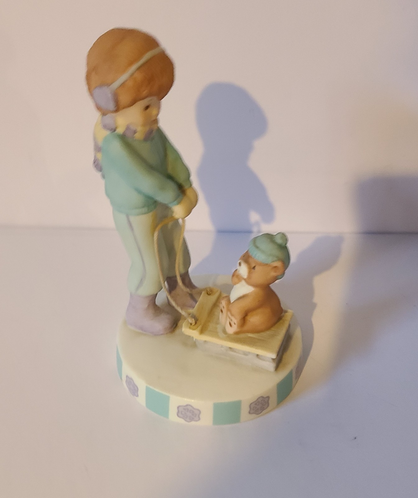 January Monthly Girl Figurine Perfect Pals Twelve Months of Fun 1984