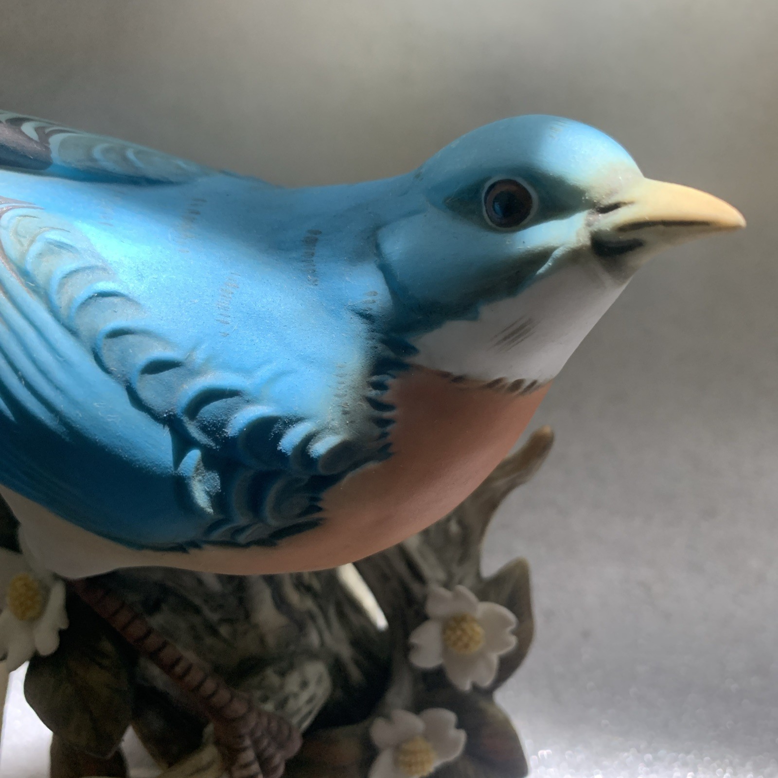 Certified Homco Home Interiors Porcelain Masterpiece Bluebird Figurine 1985