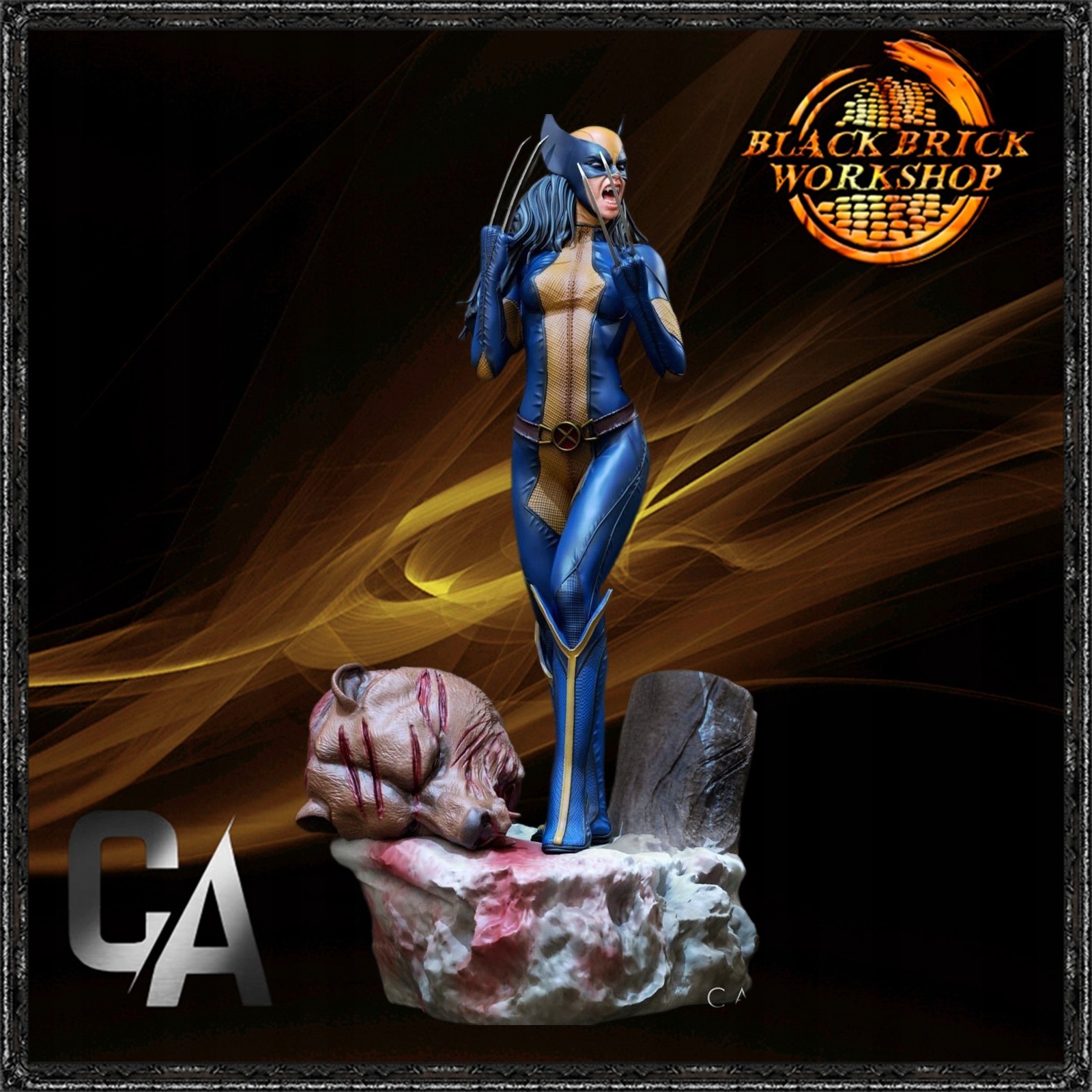 x-23 CA3D UNPAINTED 3D Printing on Demand – SFW figure model kit