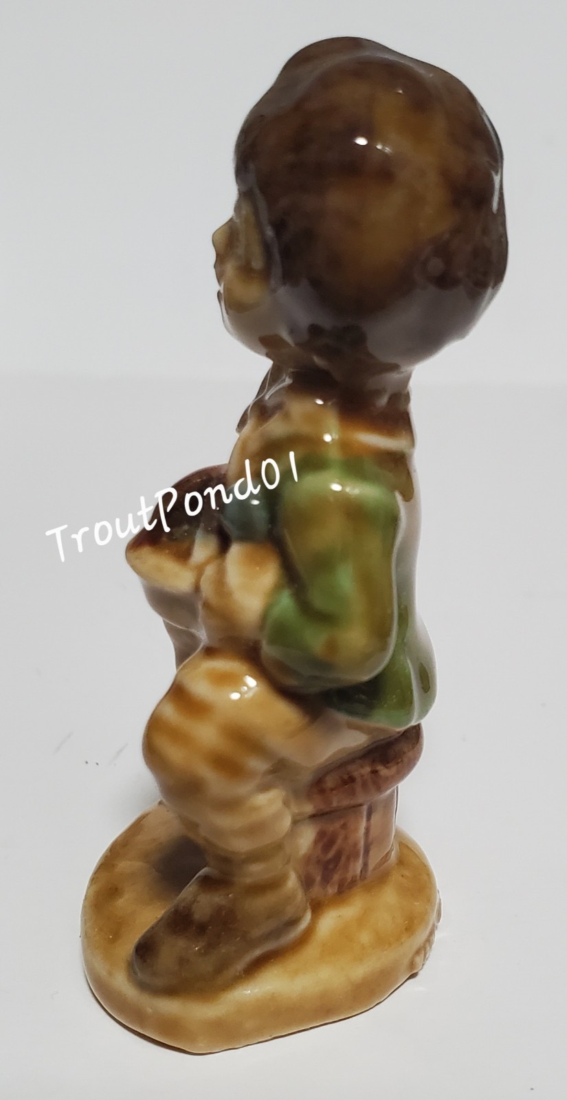 Wade Nursery Favourites Figurine #4 Set 1 1972 Little Jack Horner Blow Up w/ Box