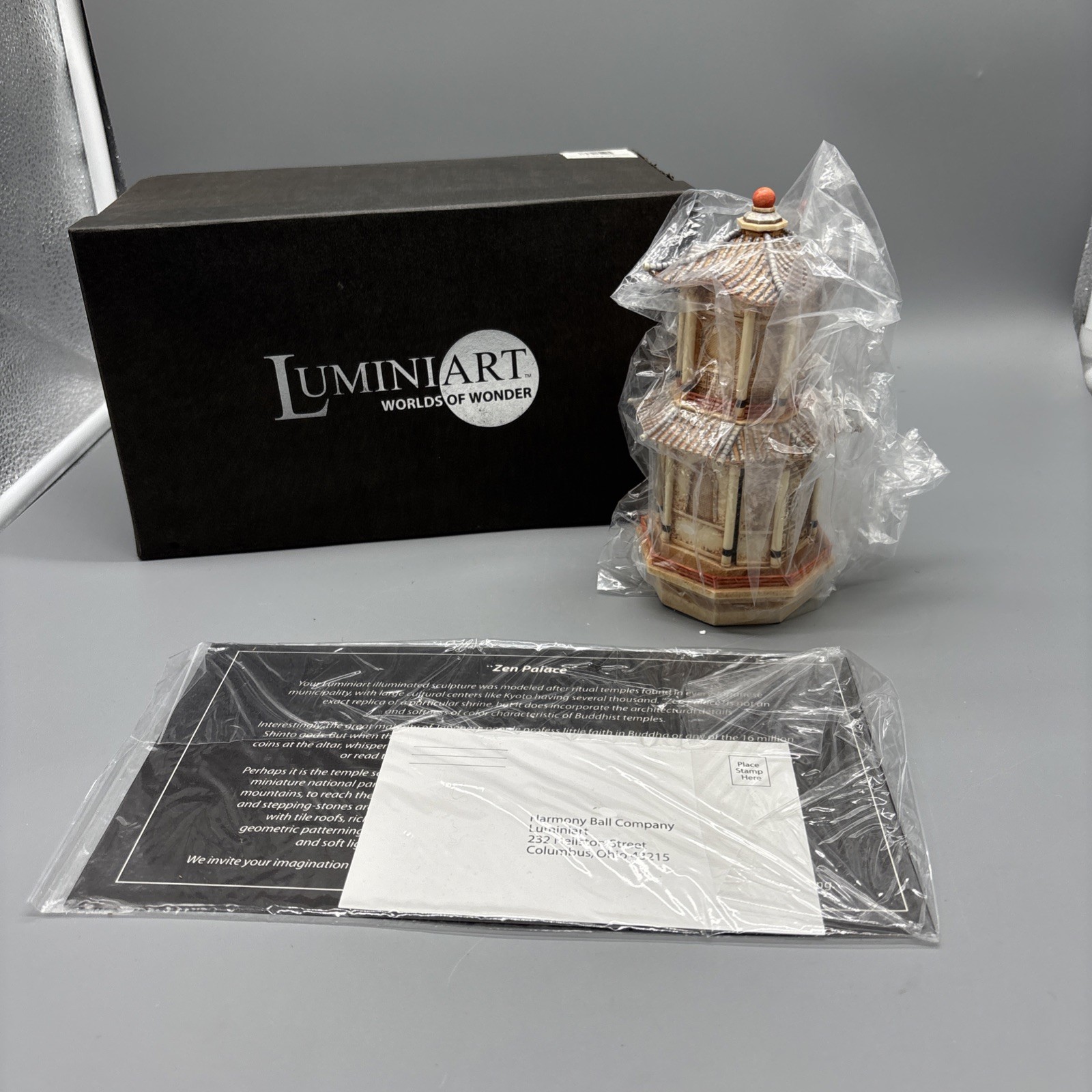 Olszewski Luminart ZEN PALACE for Harmony Kingdom, Harmony Ball Light Up House