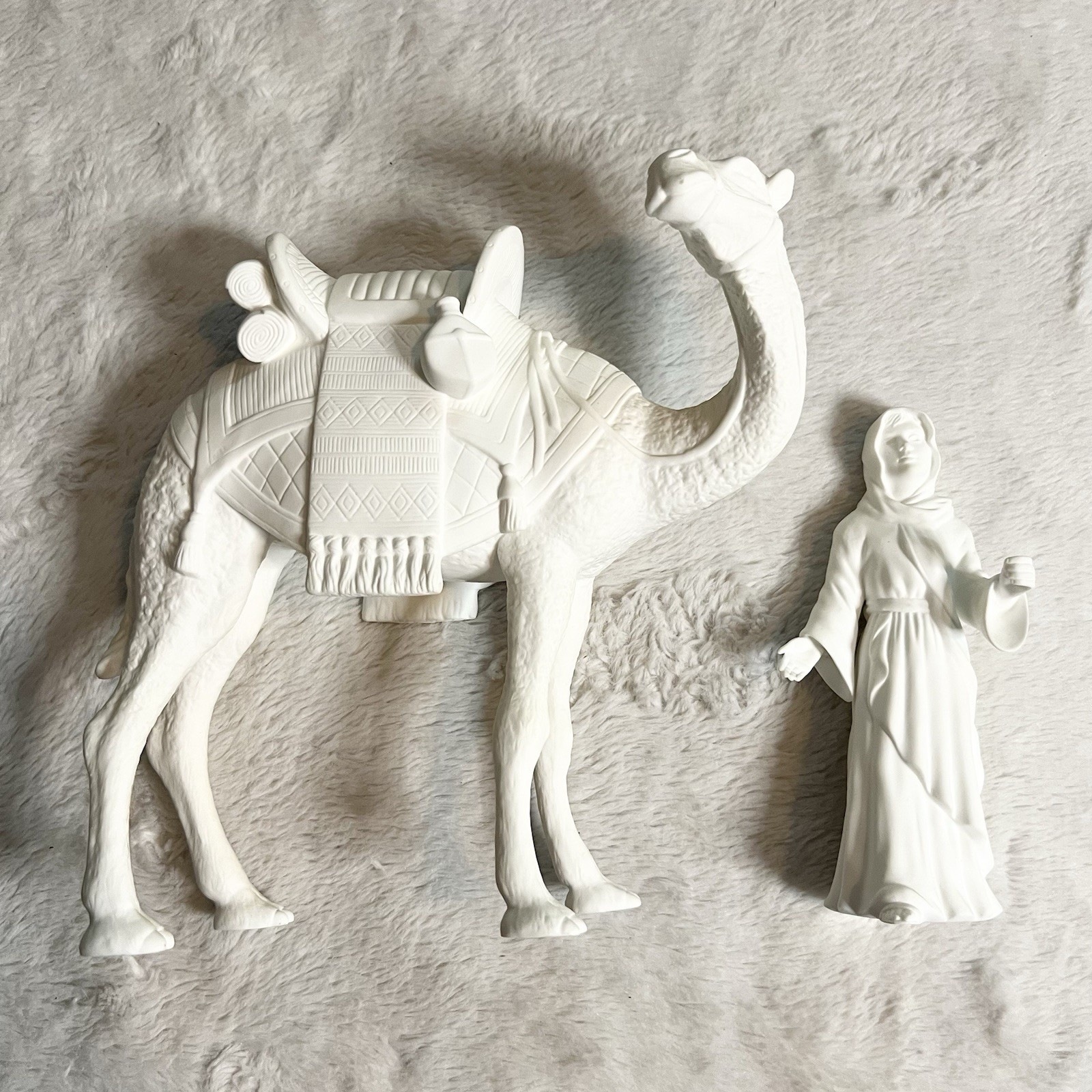 Lenox Nativity Set The Camel & Driver 2 Piece Figurine Fine Bone China VTG 1991