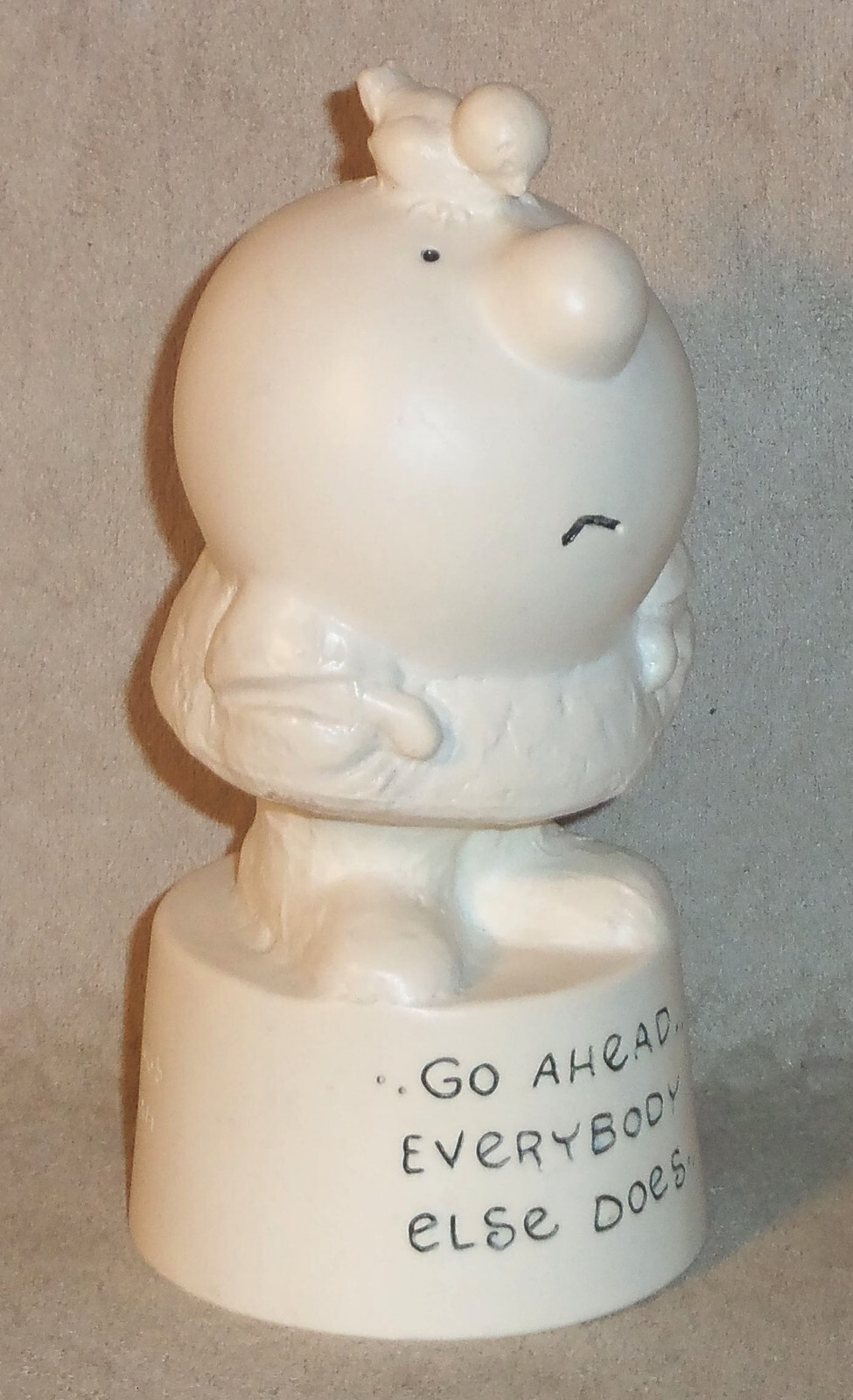 Vintage 1970s ZIGGY Tom Wilson Go Ahead 6″ Figure Statue Universal Press 200VZ52