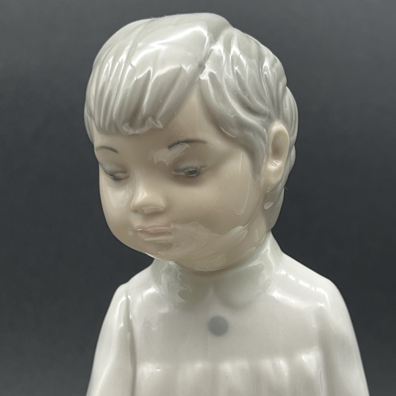 Vintage Zaphir By Lladro Boy With Candle 6.25” Made In Spain