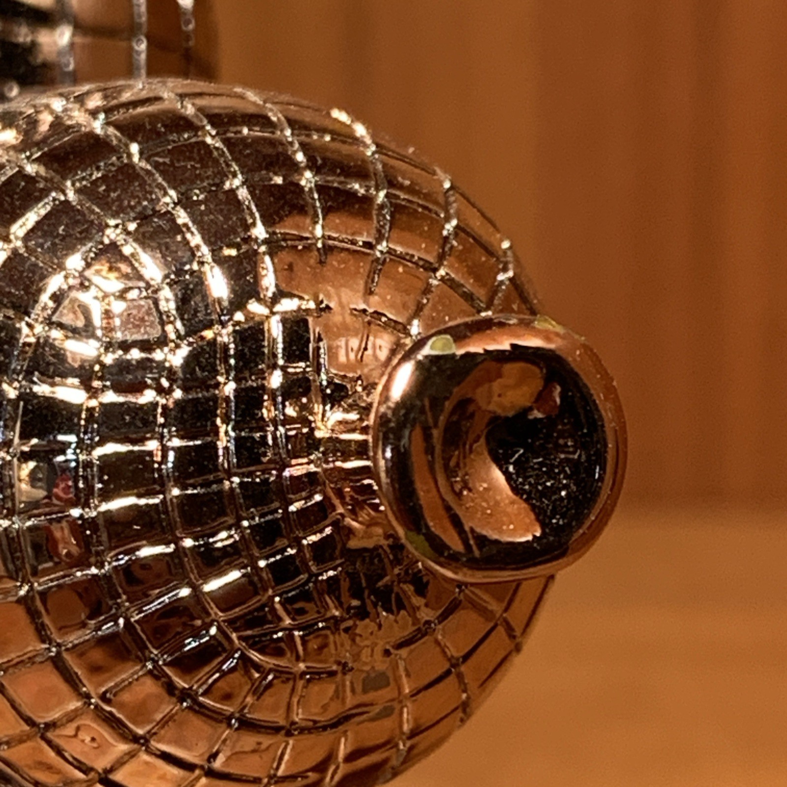 Disco Rose Gold Balloon Dog