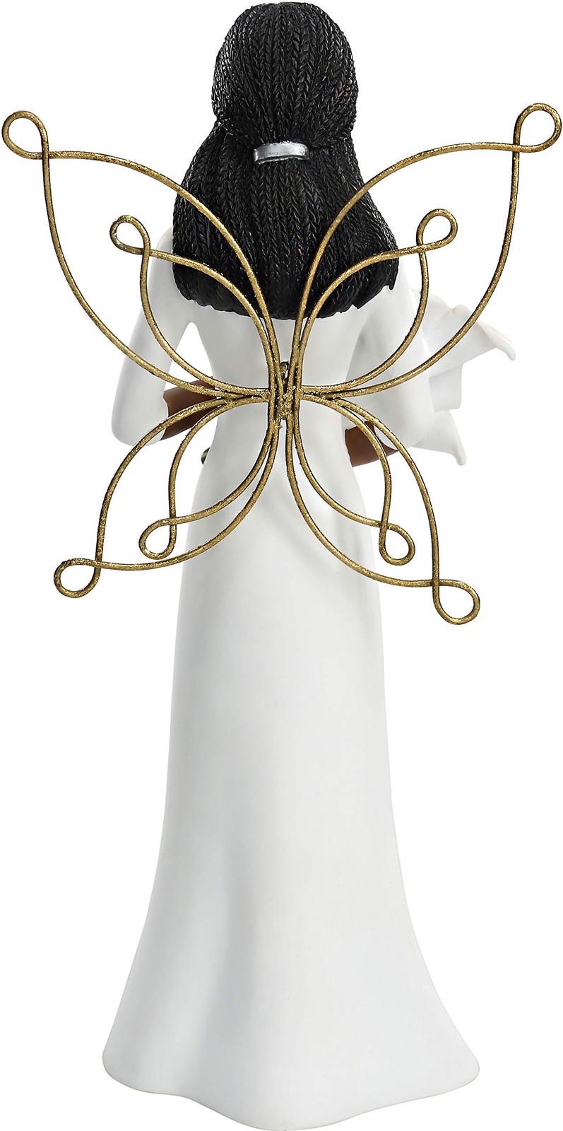 Memorial Angel Figurine 7.5 Inch Ebony Because Someone We Love Is In Heaven