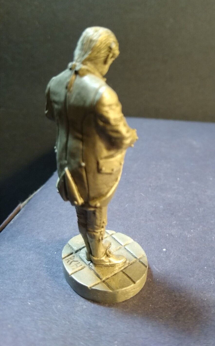 Saturday Evening Post pewter figurine 1728-1737 POOR RICHARD
