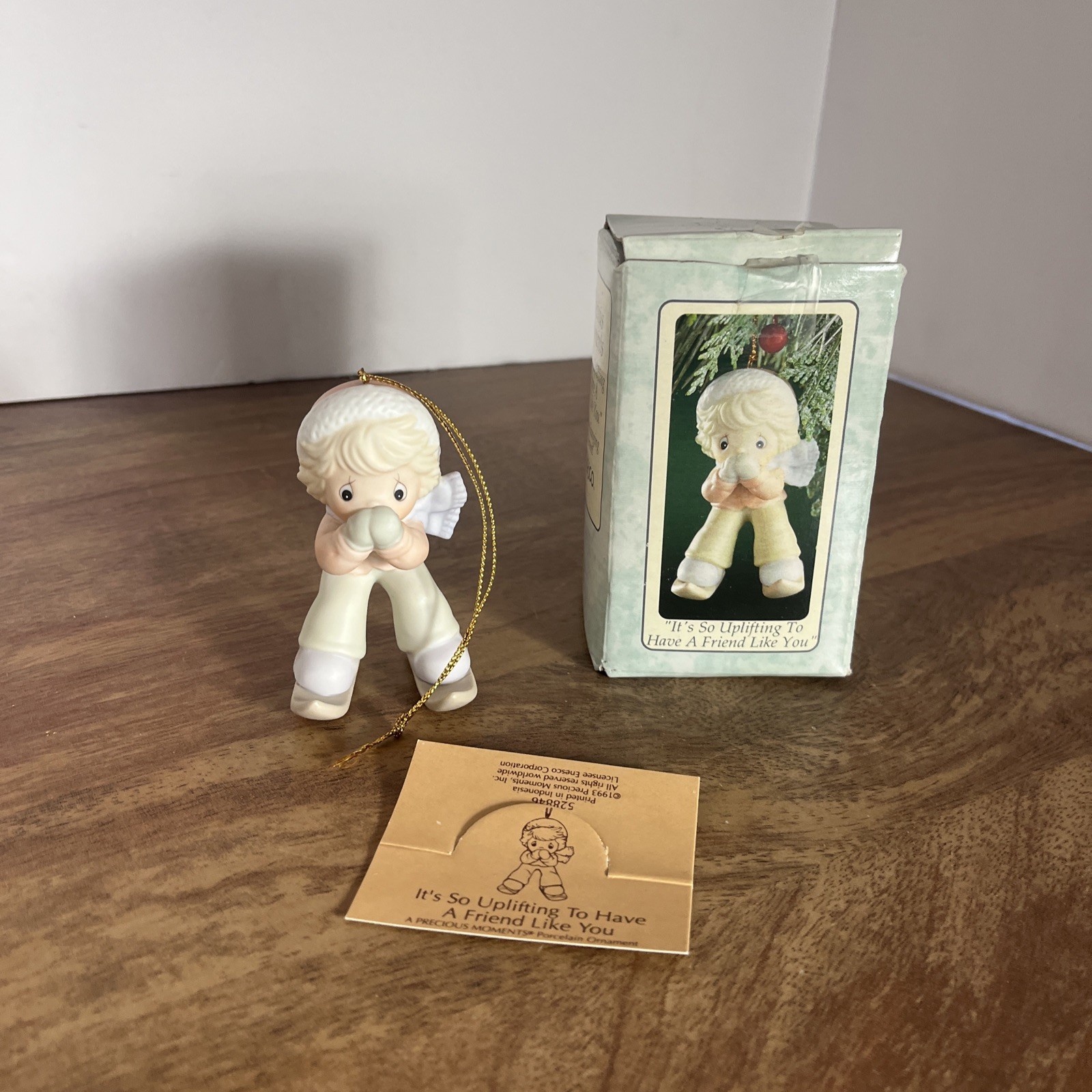 Precious Moments 528846 It’s So Uplifting To Have A Friend Like You Ornament ’93