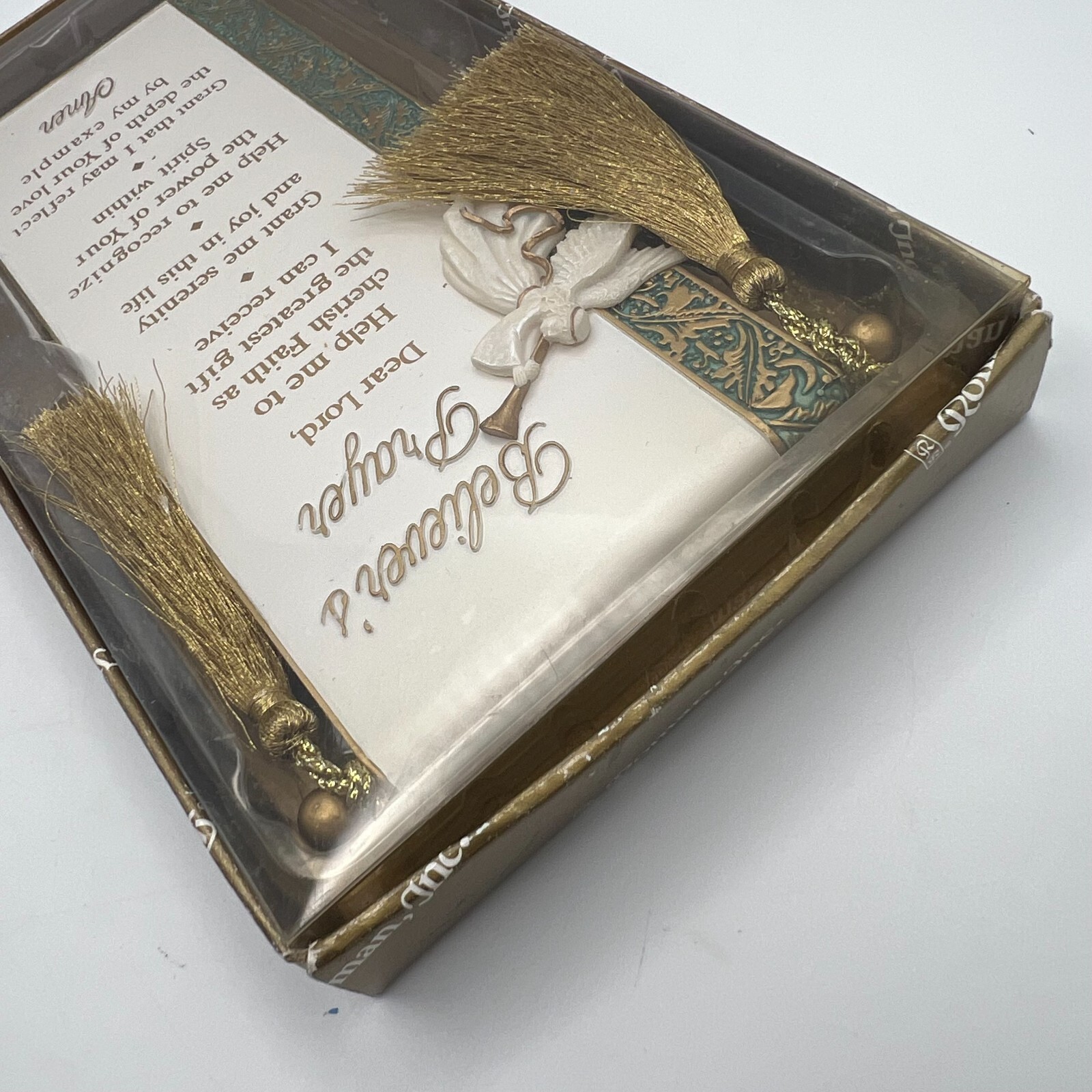 Believers Prayer Wall Hanging Religious Christianity Angel Roman Inc 7.5″