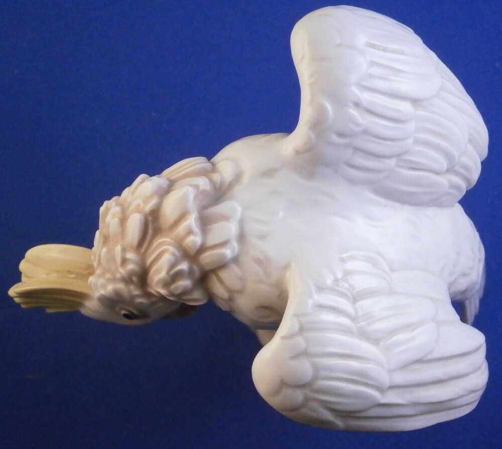 Augarten Wien Porcelain Cockatoo Bird Figurine Figure Porzellan Figur Kakadu