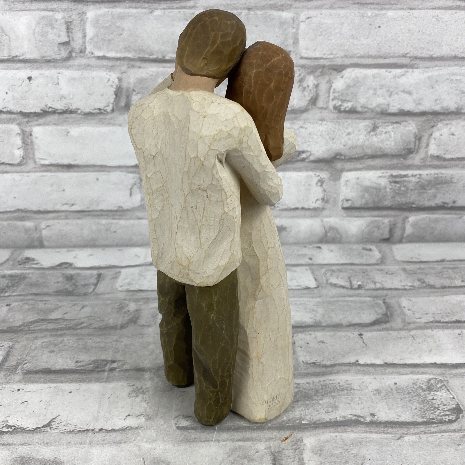 Willow Tree Together Figurine Couple Embracing by Susan Lordi Hand-Painted