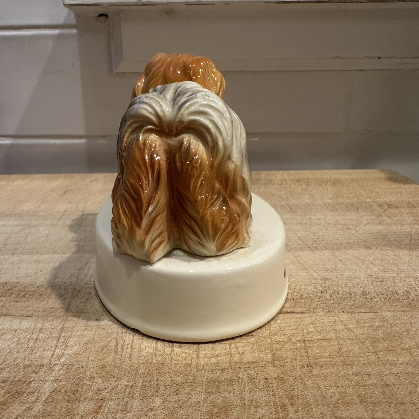 Pekinese Dog Ceramic Figurine I Love My Dog 3” George Good Vintage Gift Idea