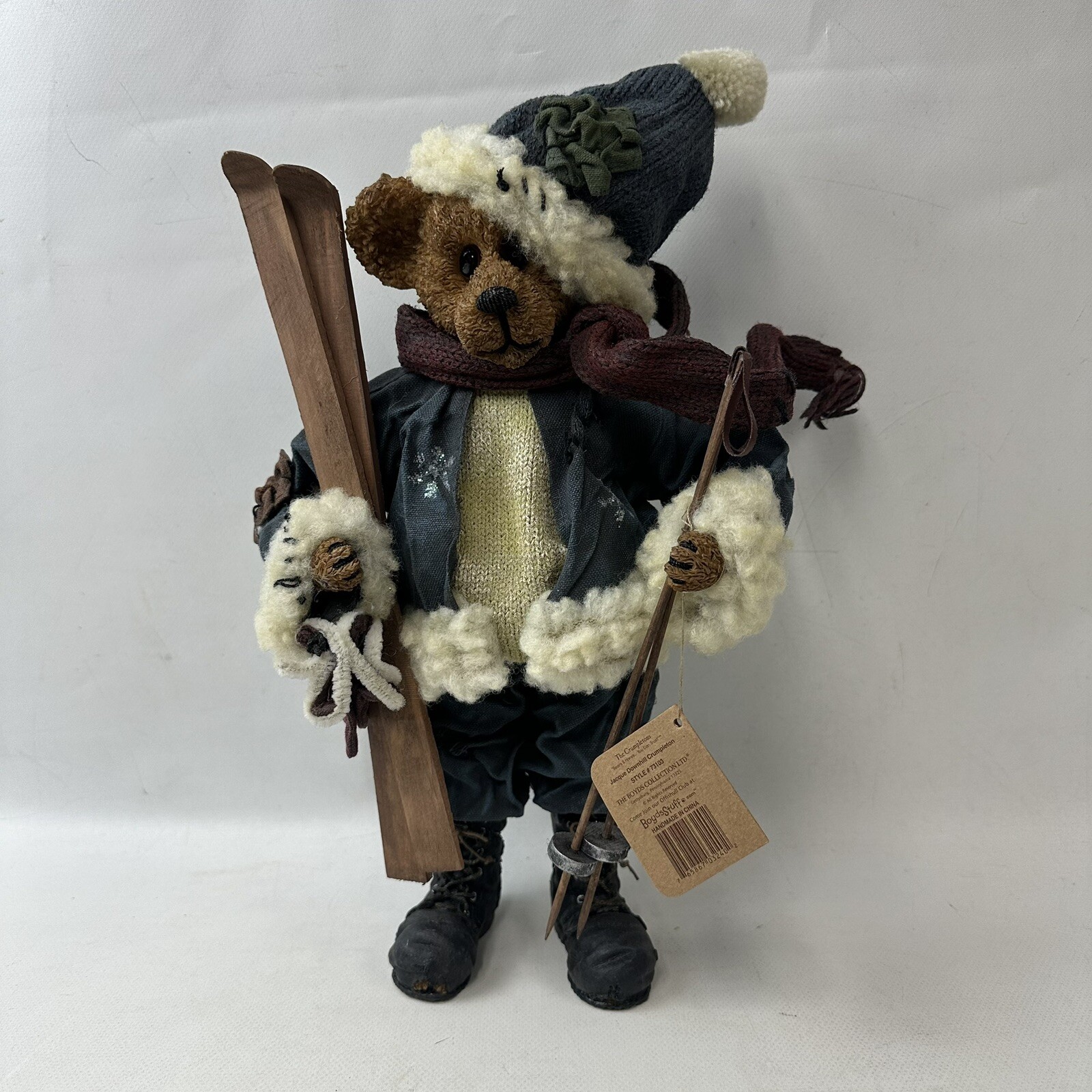 The Boyds Collection Jacque Downhill Crumpleton 73103 Figure Bear