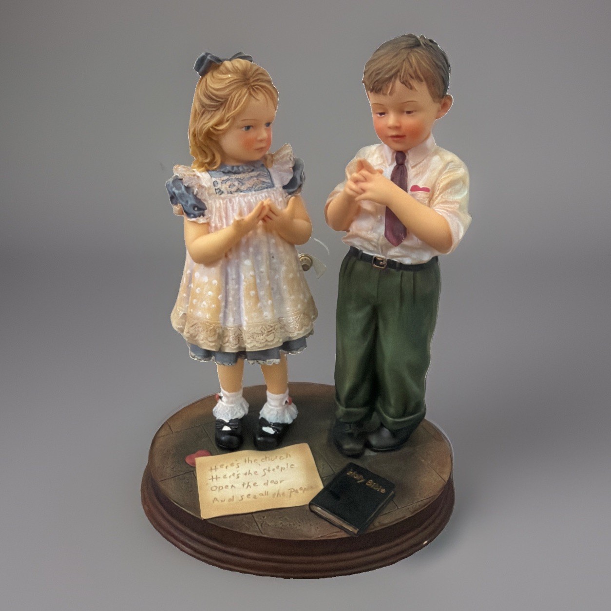Demdaco Mama Says Heres the Church Steeple Figurine Kathy Andrews Fincher 2003