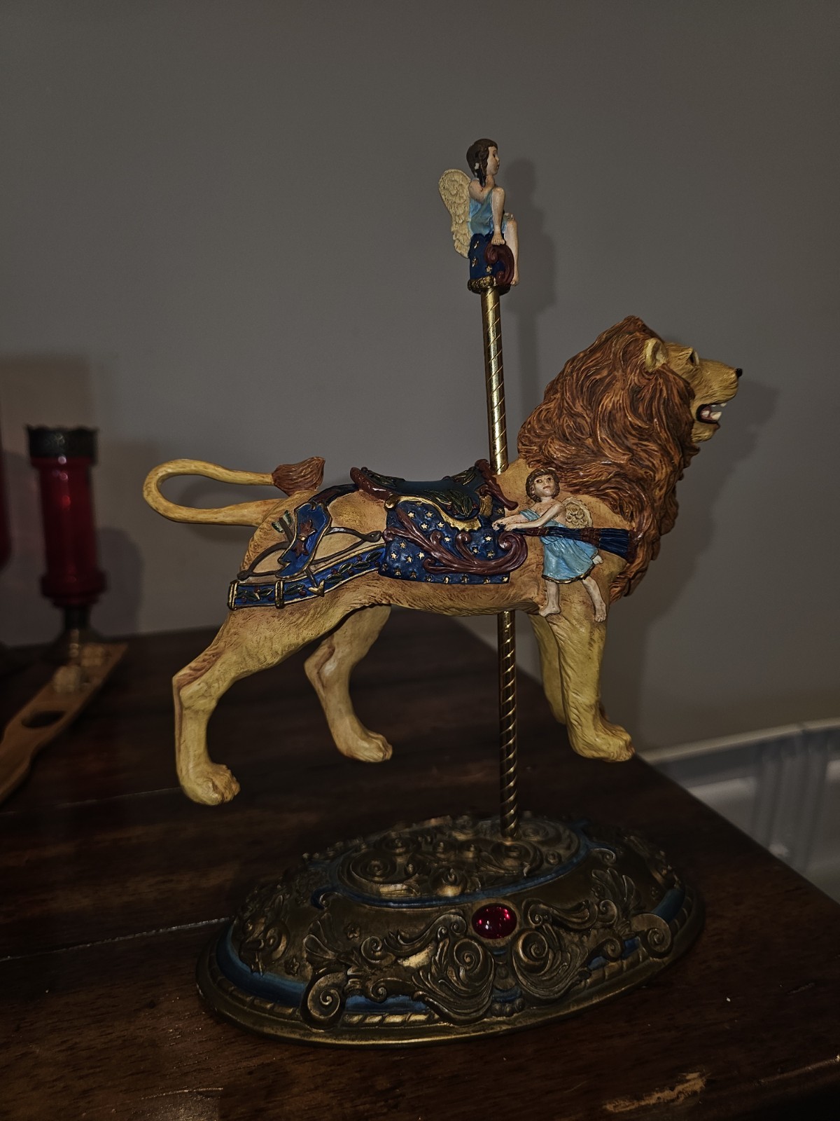 Willitts Designs Carousel Classics Lion Limited Edition Figurine Resin 9in