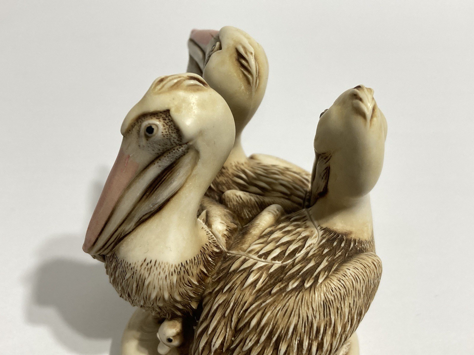 Harmony Kingdom Far From Home Pelicans Trinket Box Figurine