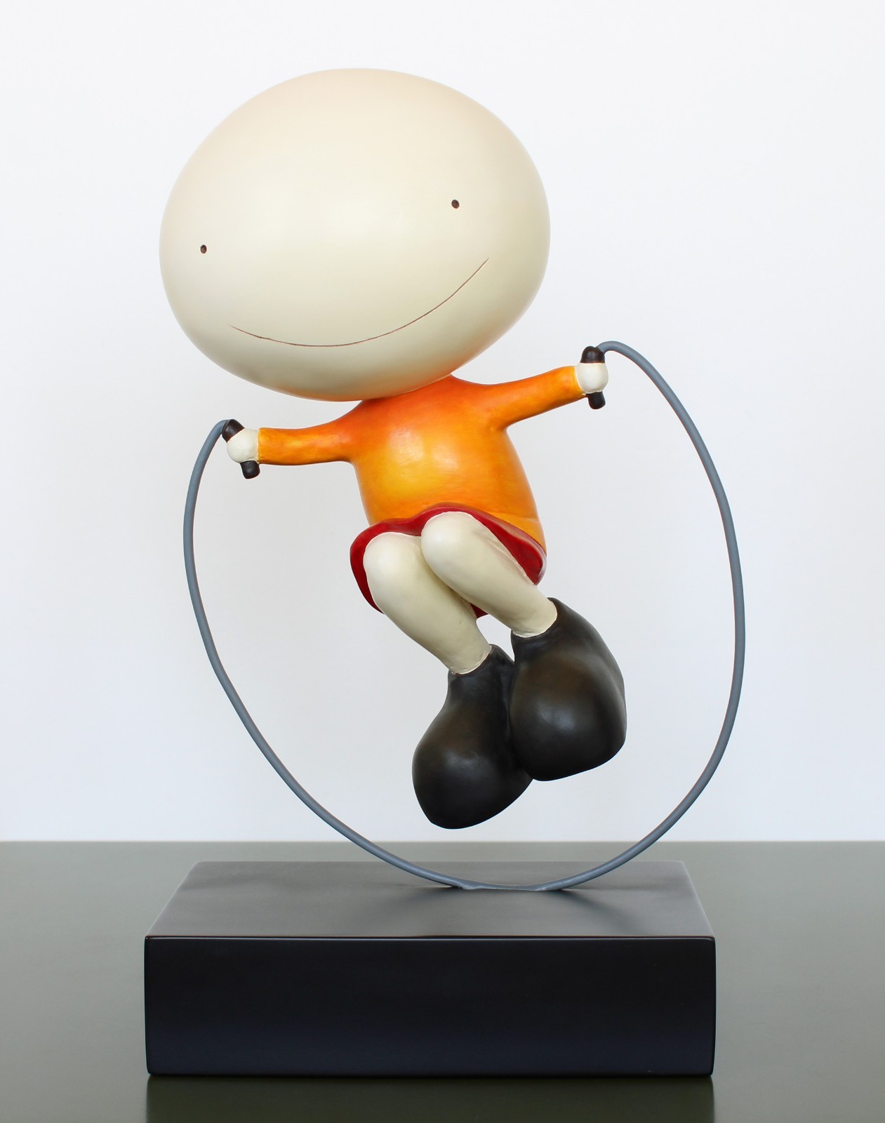MACKENZIE THORPE Sculpture SKIPPING Limited Edition 206/395 with COA 2005
