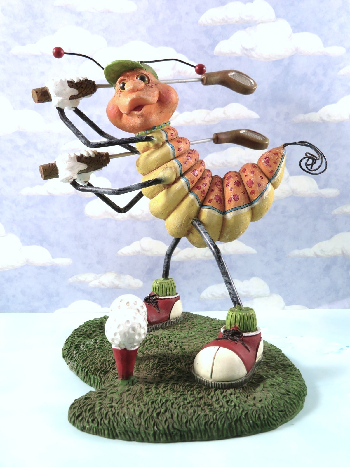 Ace Duffer Figurine Slice Bugs A Golfing With 2 Clubs By Design Impressions
