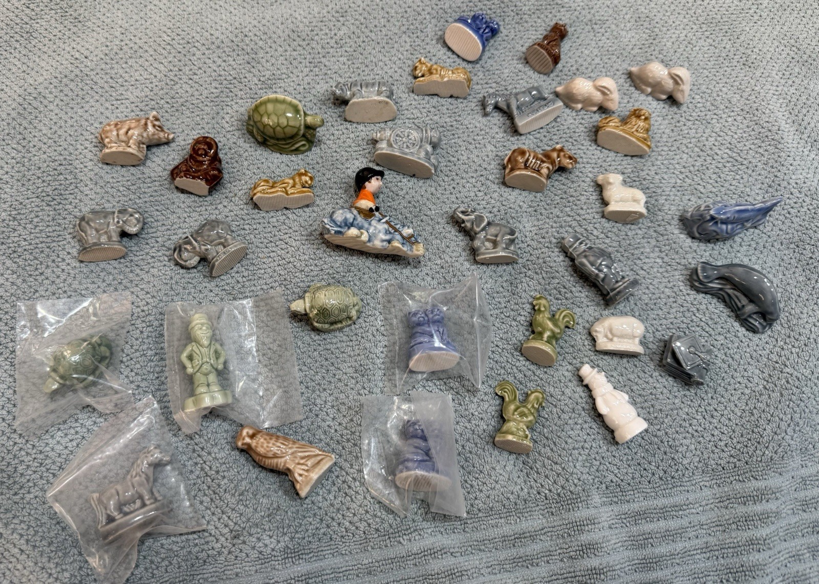 Wade Or Misc Whimsies Red Rose Tea Figurine Mixed Lot of 34 Excellent Condition