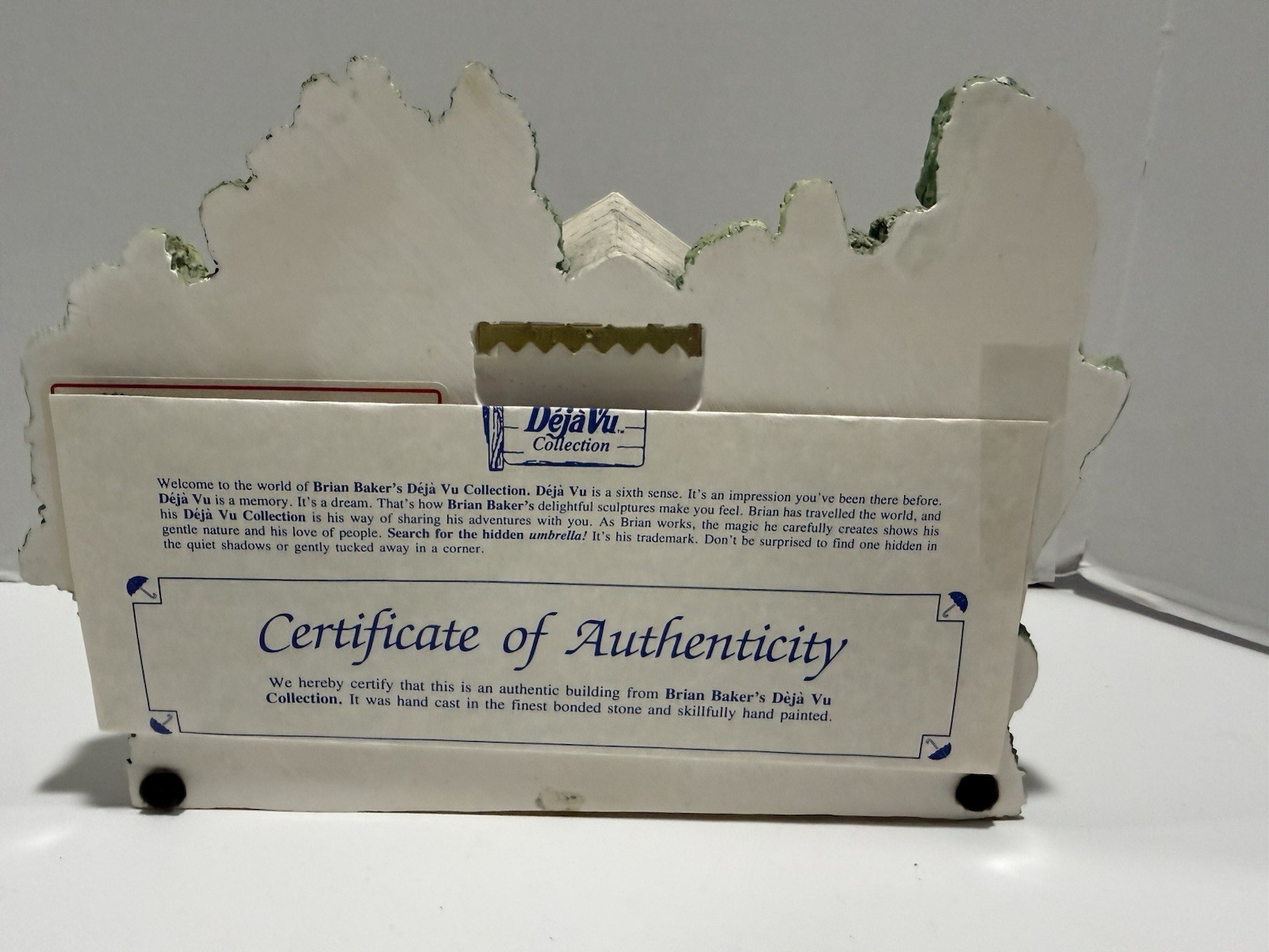 Vintage Brian Baker’s Deja Vu Science Route Covered Bridge Cottagecore Decor 90s