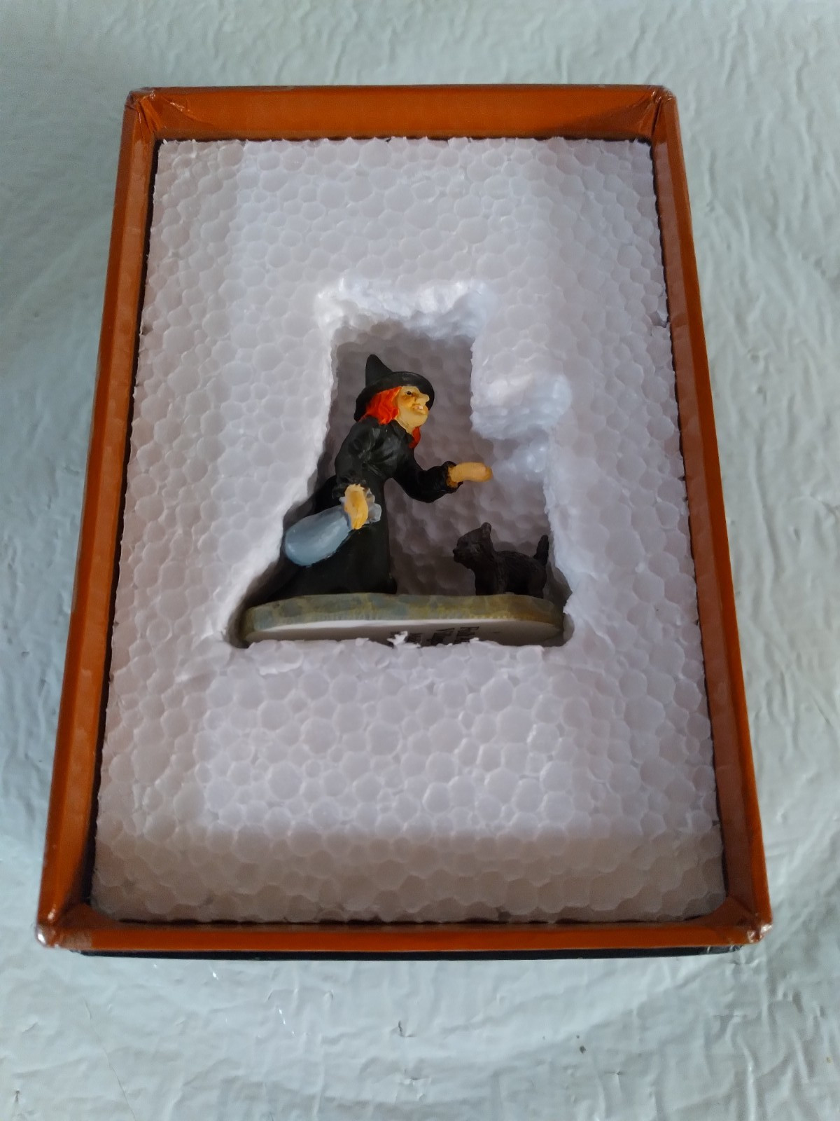My First Halloween Witch & Black Cat Lang & Wise 1997 Folk Art Villages