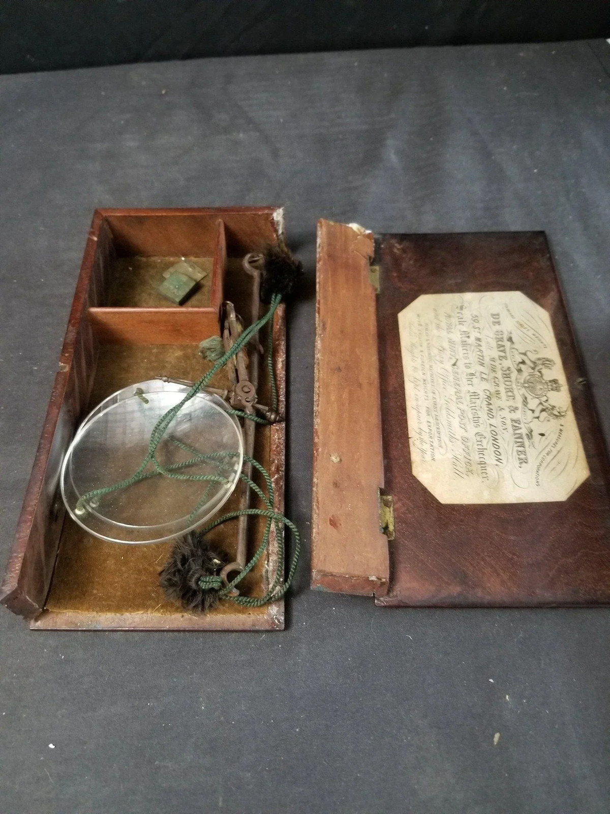 Antique De Grave, Short, & Fanner Portable Gold/Apothecary Scales c.1850