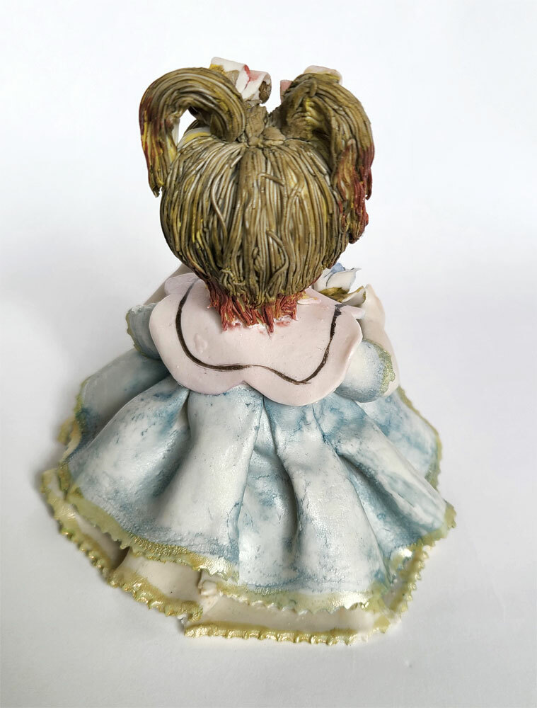 Sorelle Handcrafted Porcelain Molly Spaghetti Head Figurine COA Limited Edition