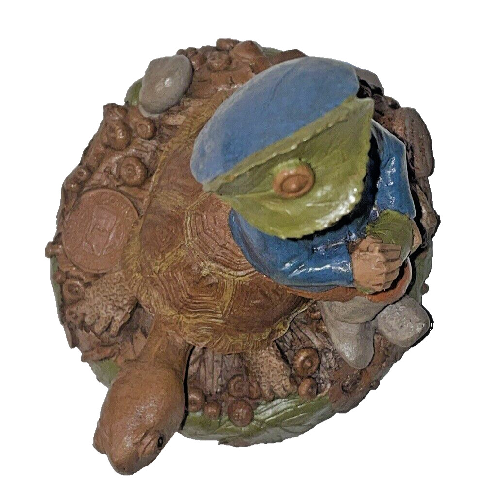 Cairn Tom Clark Gnome Turtle Figurine No Passing Zone T Wolfe 6312 Signed 1994*