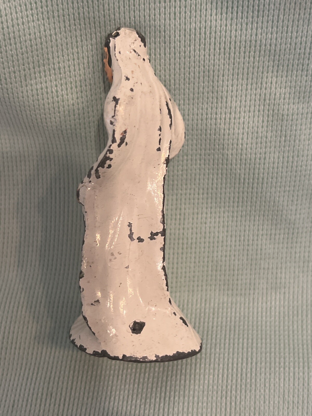 Vintage BARCLAY Cast Metal Bride Figurine #625- Toy- Made in USA ~ 3.0″ Tall