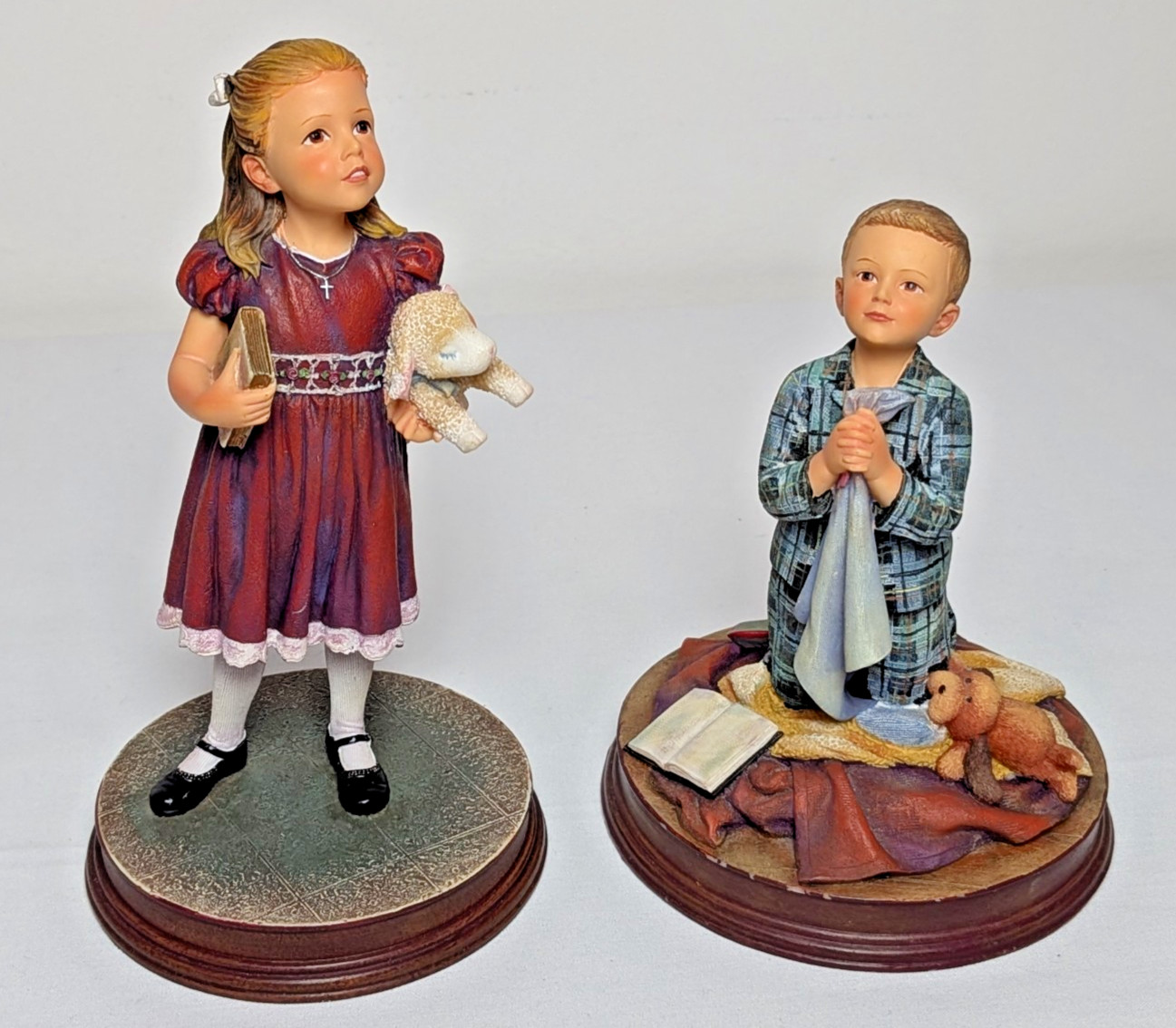 Mama Says.. “Pray” “God Has a Plan for You”Kathy A Fincher Demdaco Figurine Lot