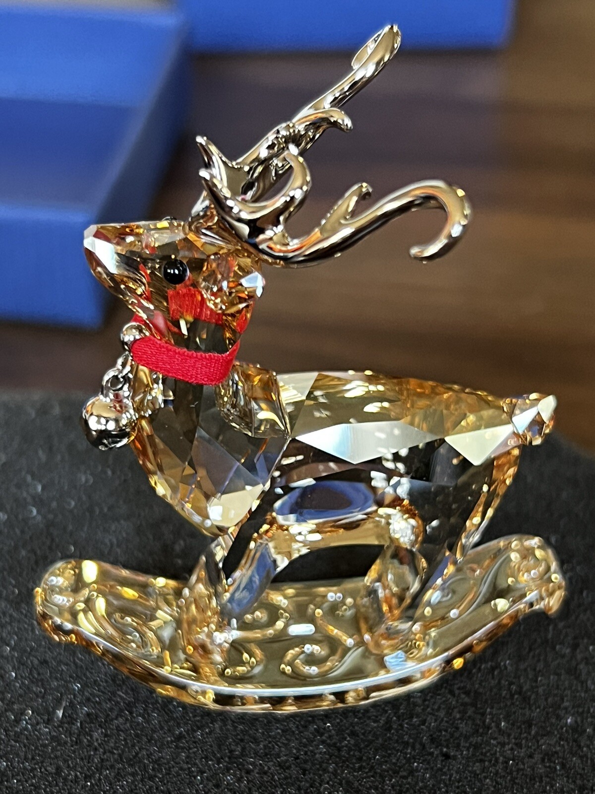 SWAROVSKI Crystal “Winter Reindeer” Rocking #1086146 – NIB