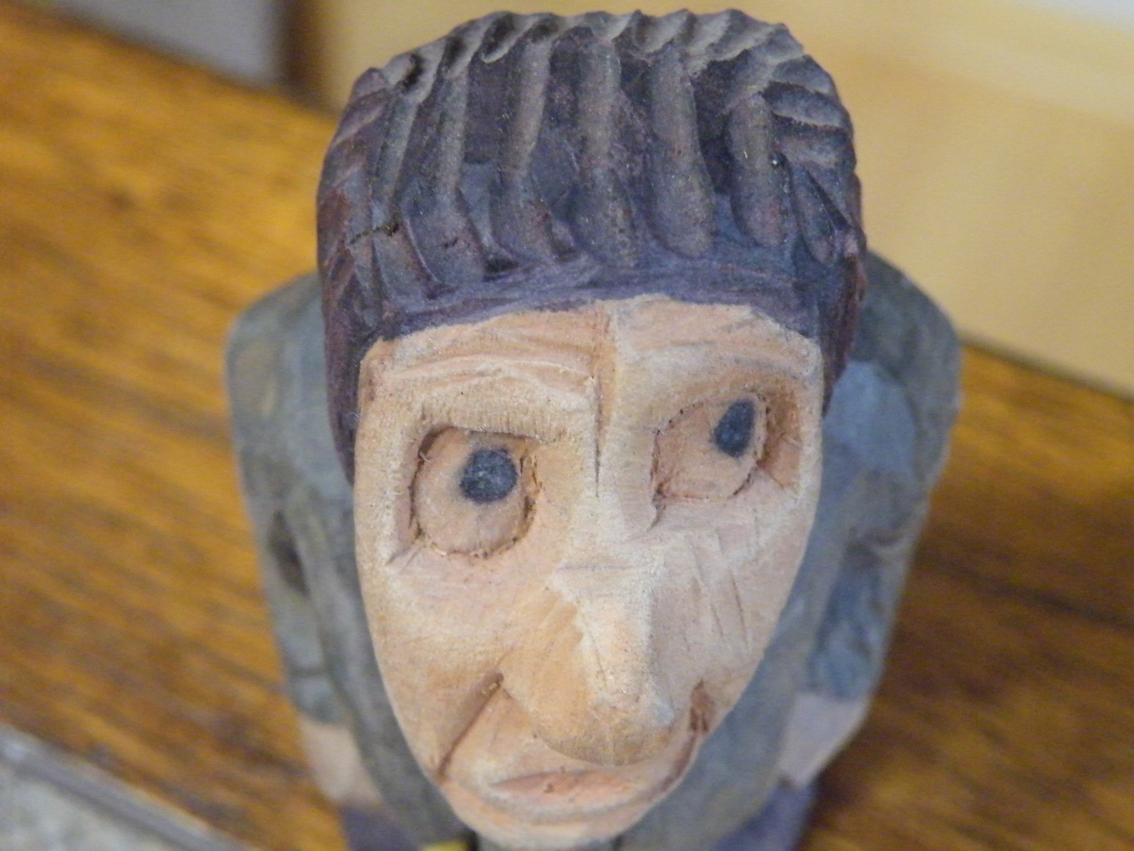 Denmark Danmark Hand Carved and Painted Troll – 2-3/4″ Tall FREE SHIP
