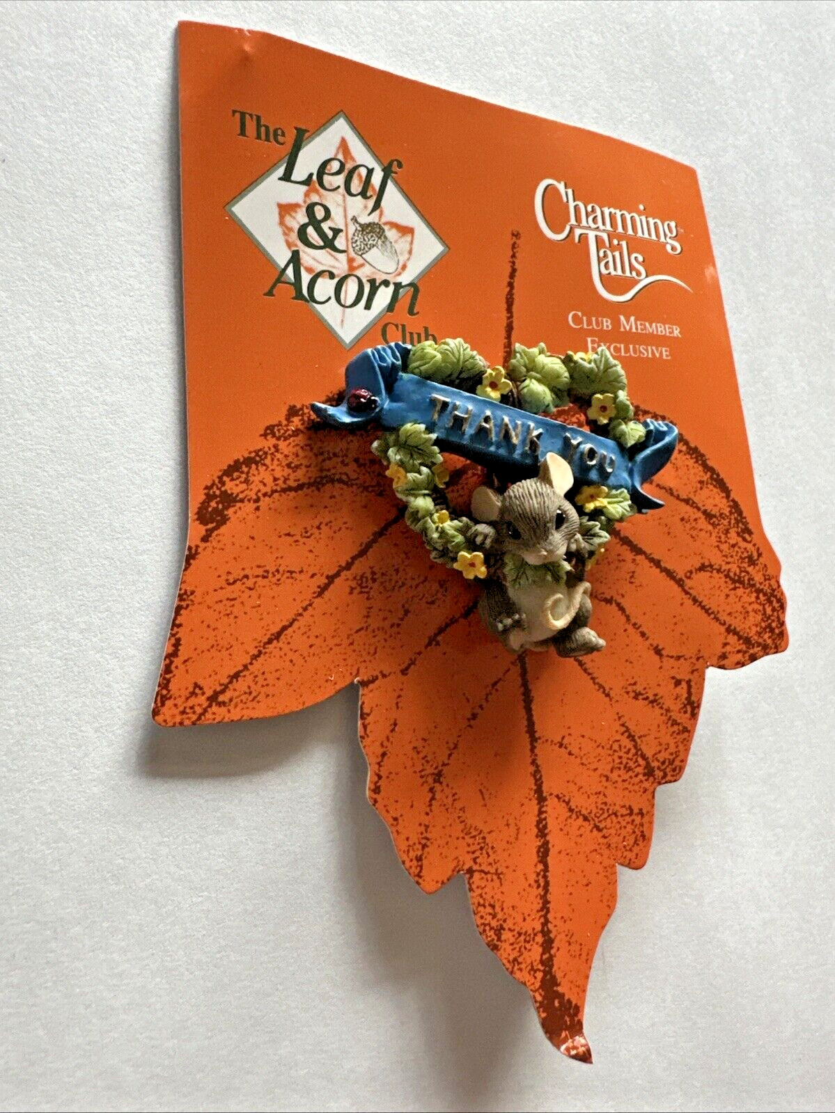 Charming Tails-Lapel Pin-Thank You-Leaf & Acorn Club-Member Exclusive Dean Griff