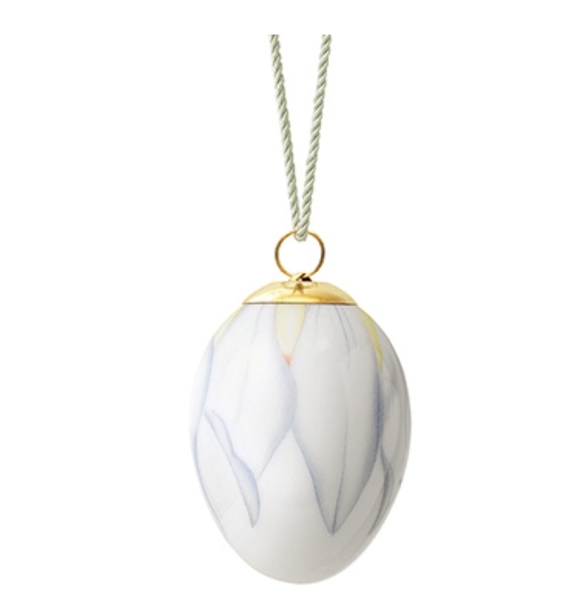 ROYAL COPENHAGEN Easter Egg Poet Daffodil Petal 2022 6 cm / 2.36 Inch Gift Box