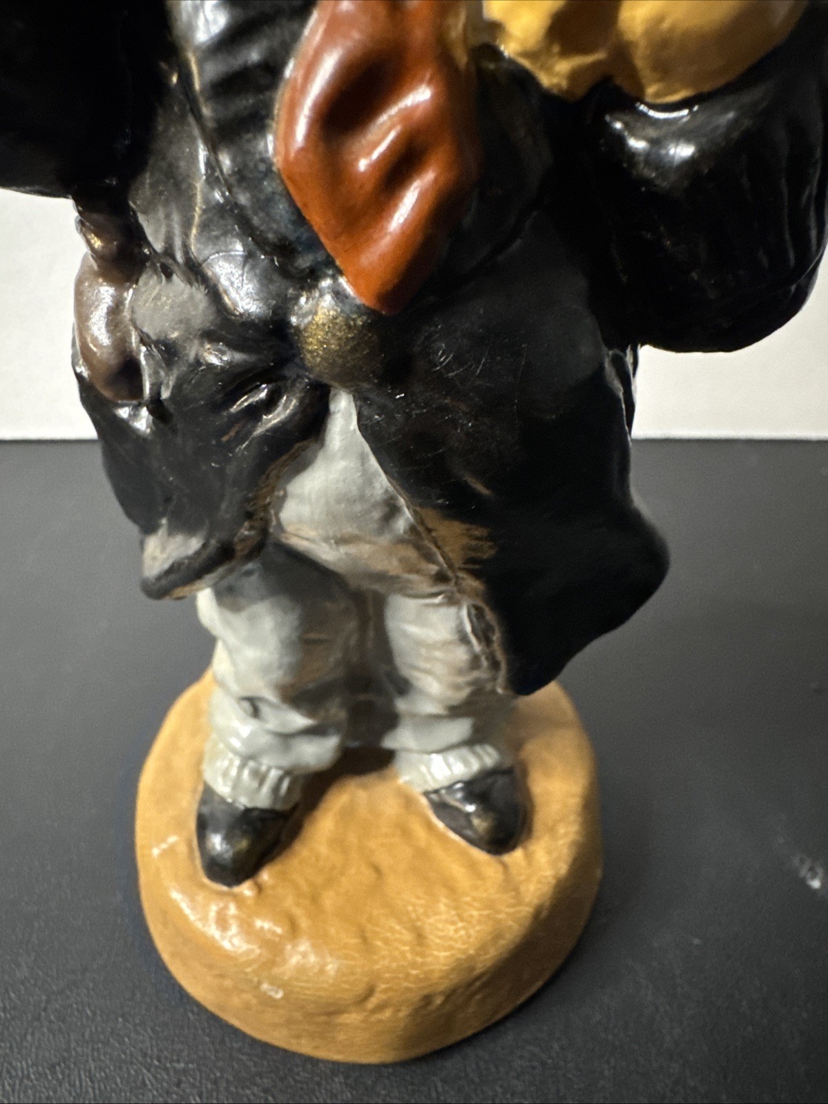 W.C. FIELDS 10” STATUE BIG HEAD VINTAGE CHALKWARE BISQUE CERAMIC PLASTER