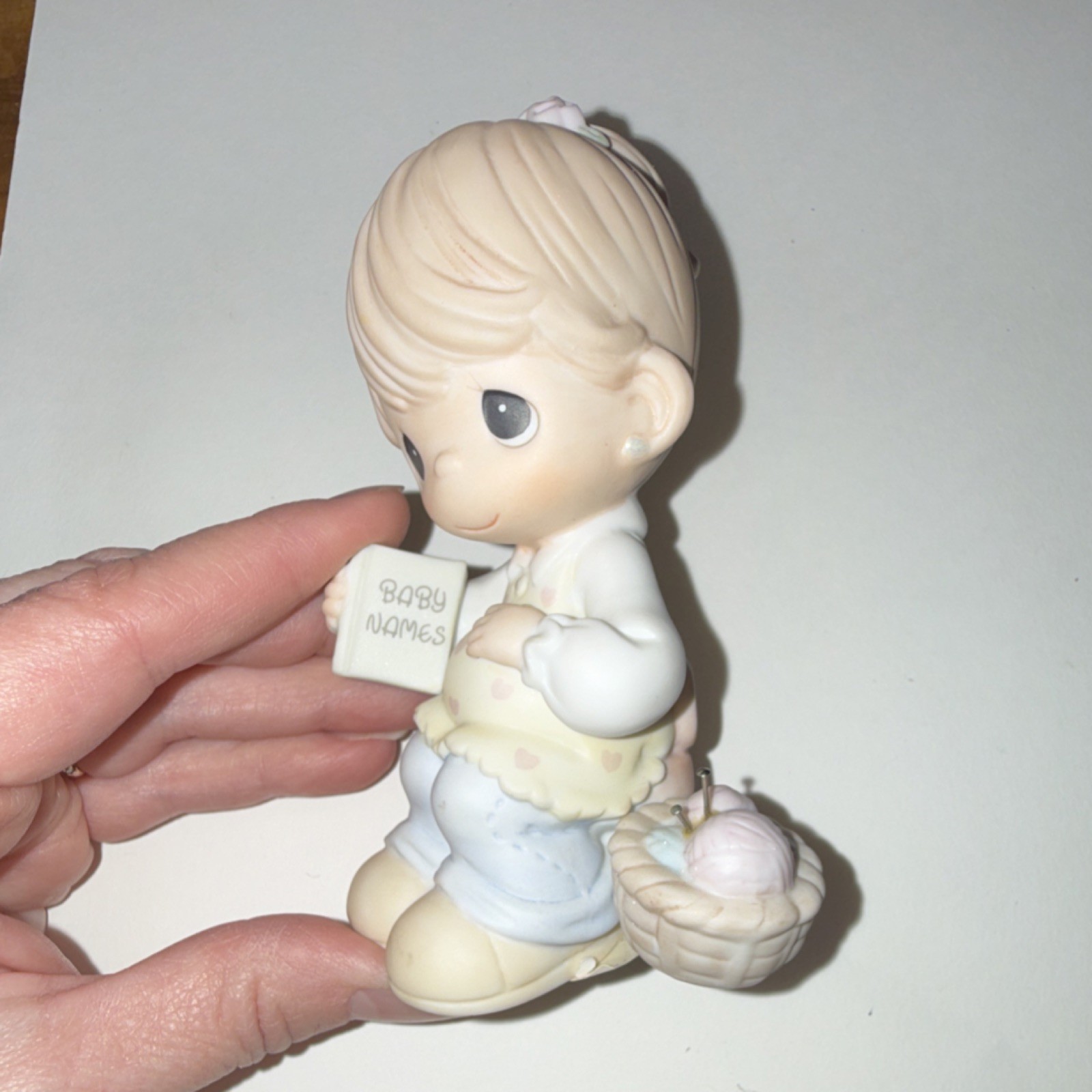 Enesco Baby Names Porcelain Figurine Multicolor Painted 2003