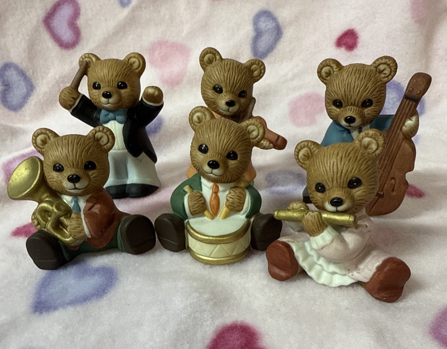 HOMCO Bears – Musical – #1422 – Set of 6