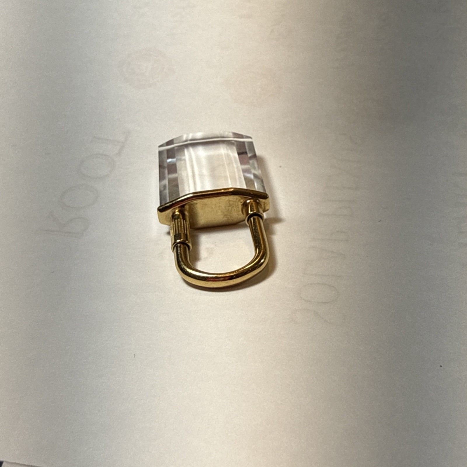 Swarovski Symbolica Crystal Padlock