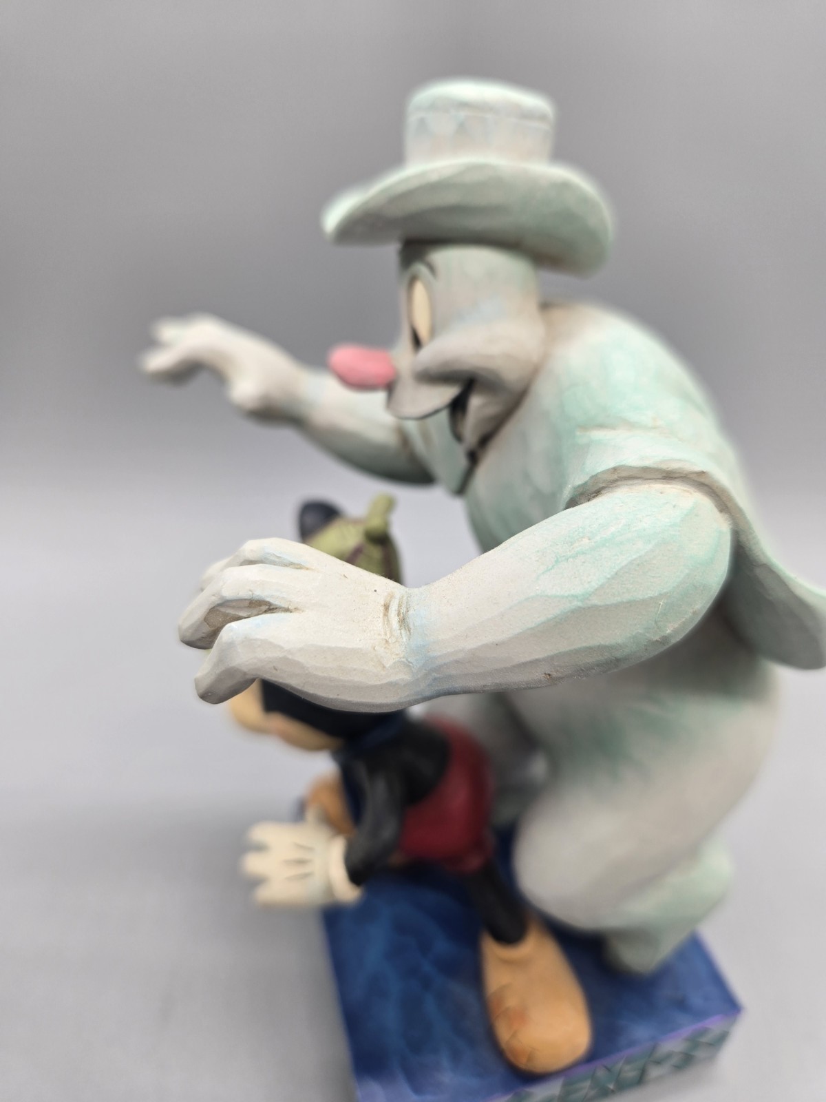 Jim Shore Disney Spooked Lonesome Ghost & Mickey (Glows in dark)