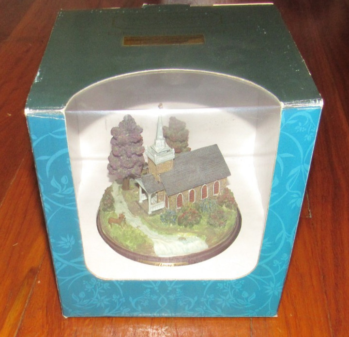 Thomas Kinkade STREAMS OF LIVING WATER Lighted Figurine w/ orig box