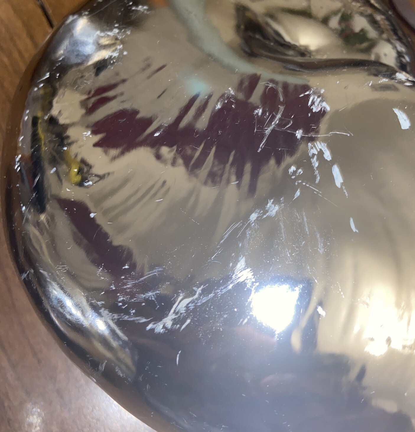 Nate Berkus Nautilus Silver Tone Shell Objet d’Art Figure Home Decor