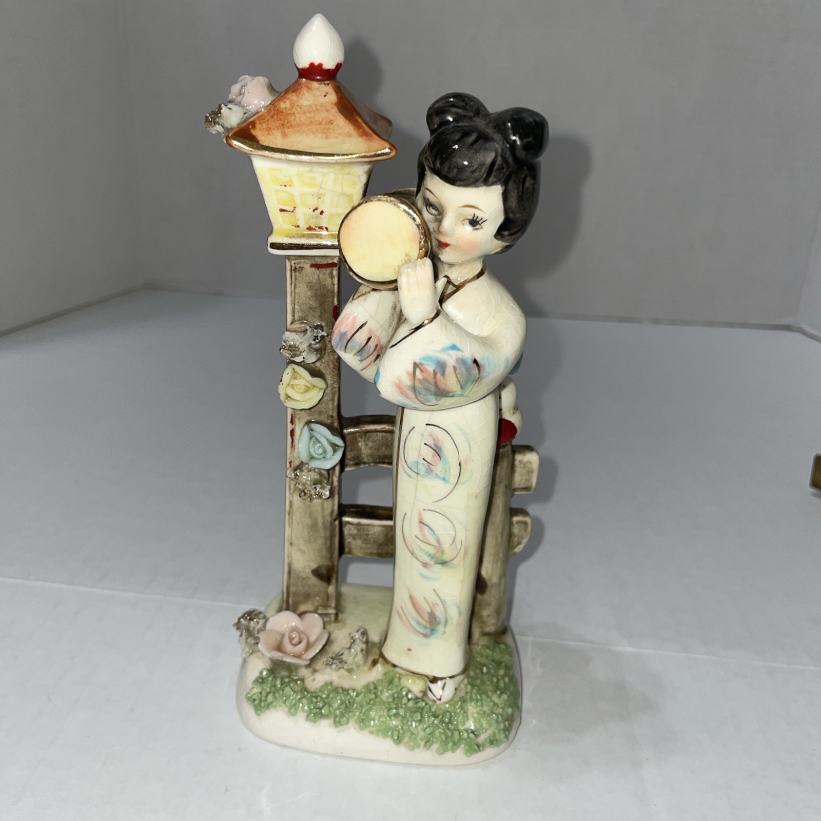 Bradley Exclusives Japan Geisha Girl , Vintage Porcelain Japanese Doll Figurine