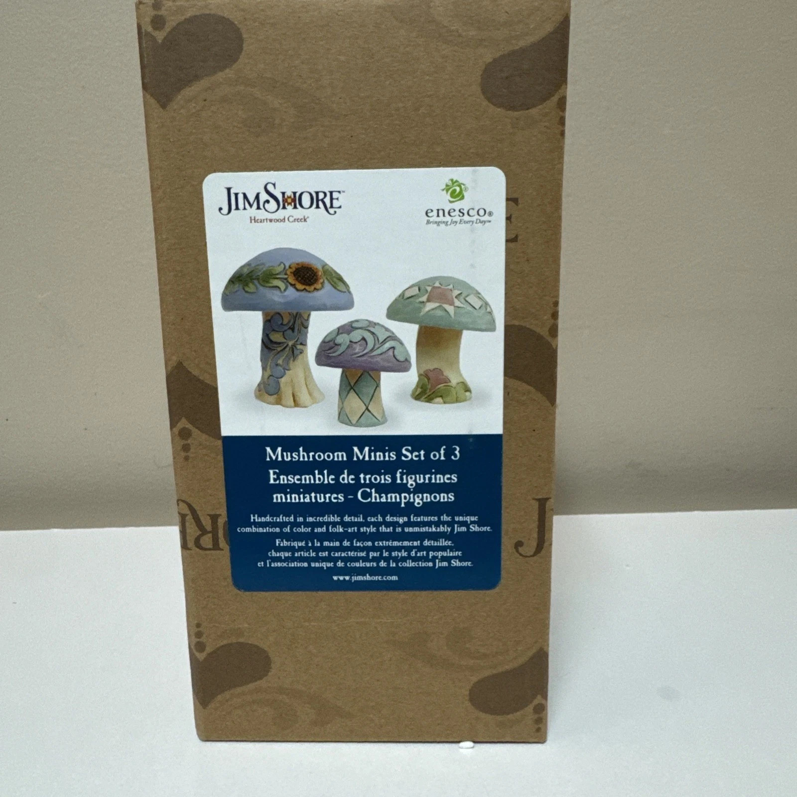 Jim Shore Mushrooms – Set of 3
