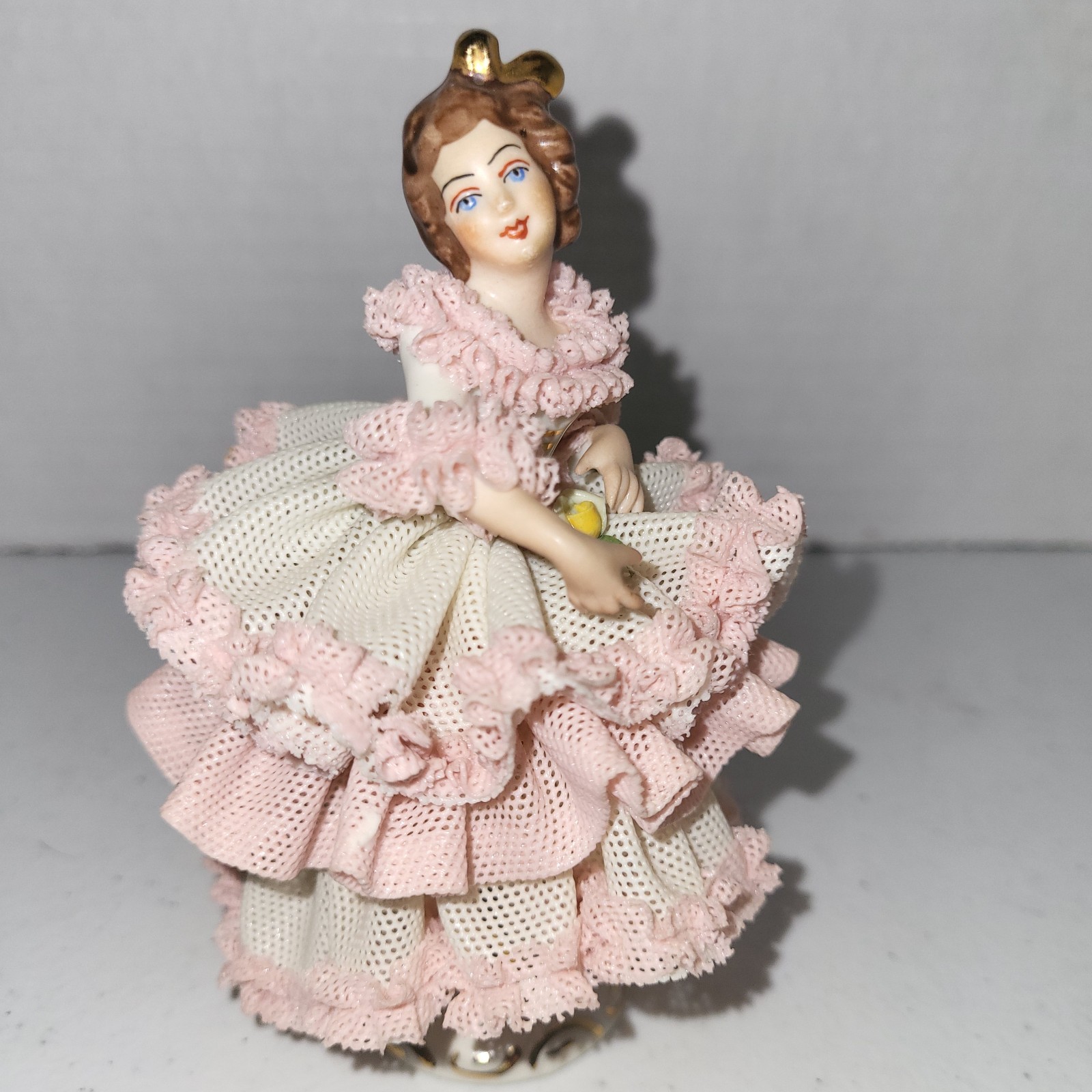 Dresdan Porcelian Lace Lady Figurine