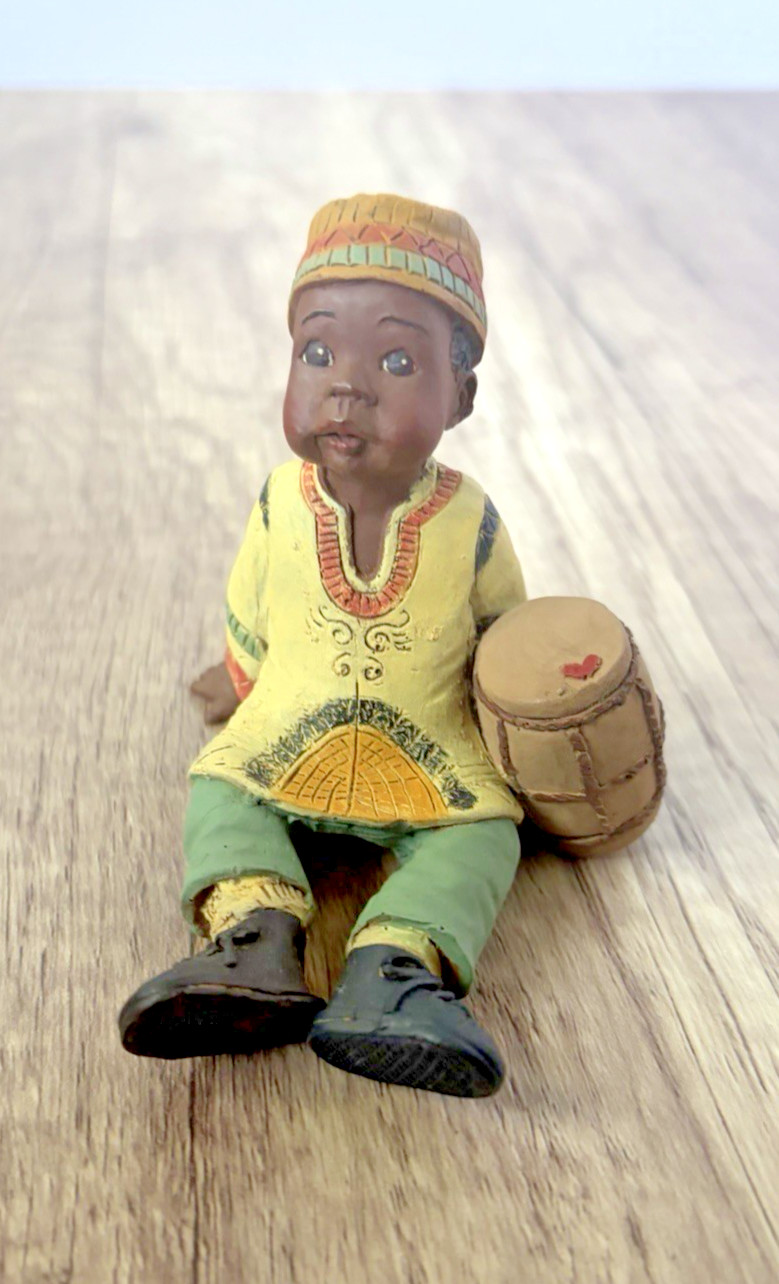 Sarah’s Attic Black Heritage Little Boy Figurine Limited Edition Collectible