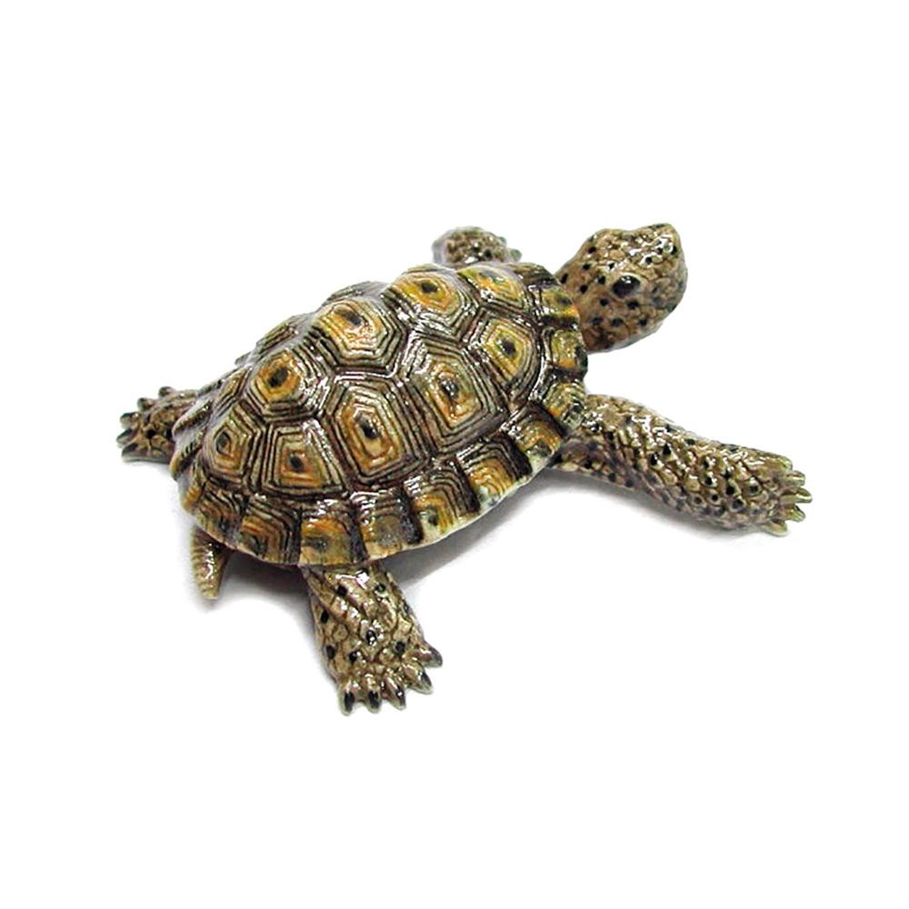 Northern Rose Desert Tortoise – Home Decor – Miniature Porcelain Figurine