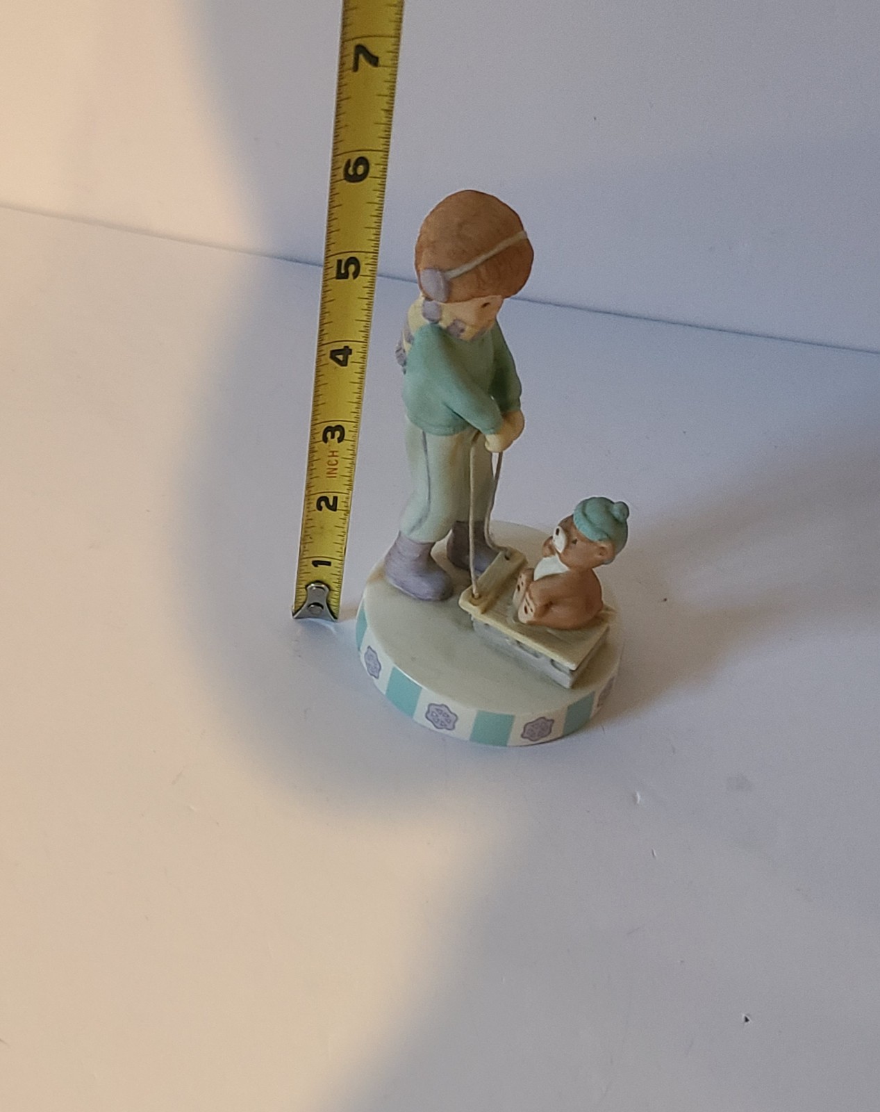 January Monthly Girl Figurine Perfect Pals Twelve Months of Fun 1984