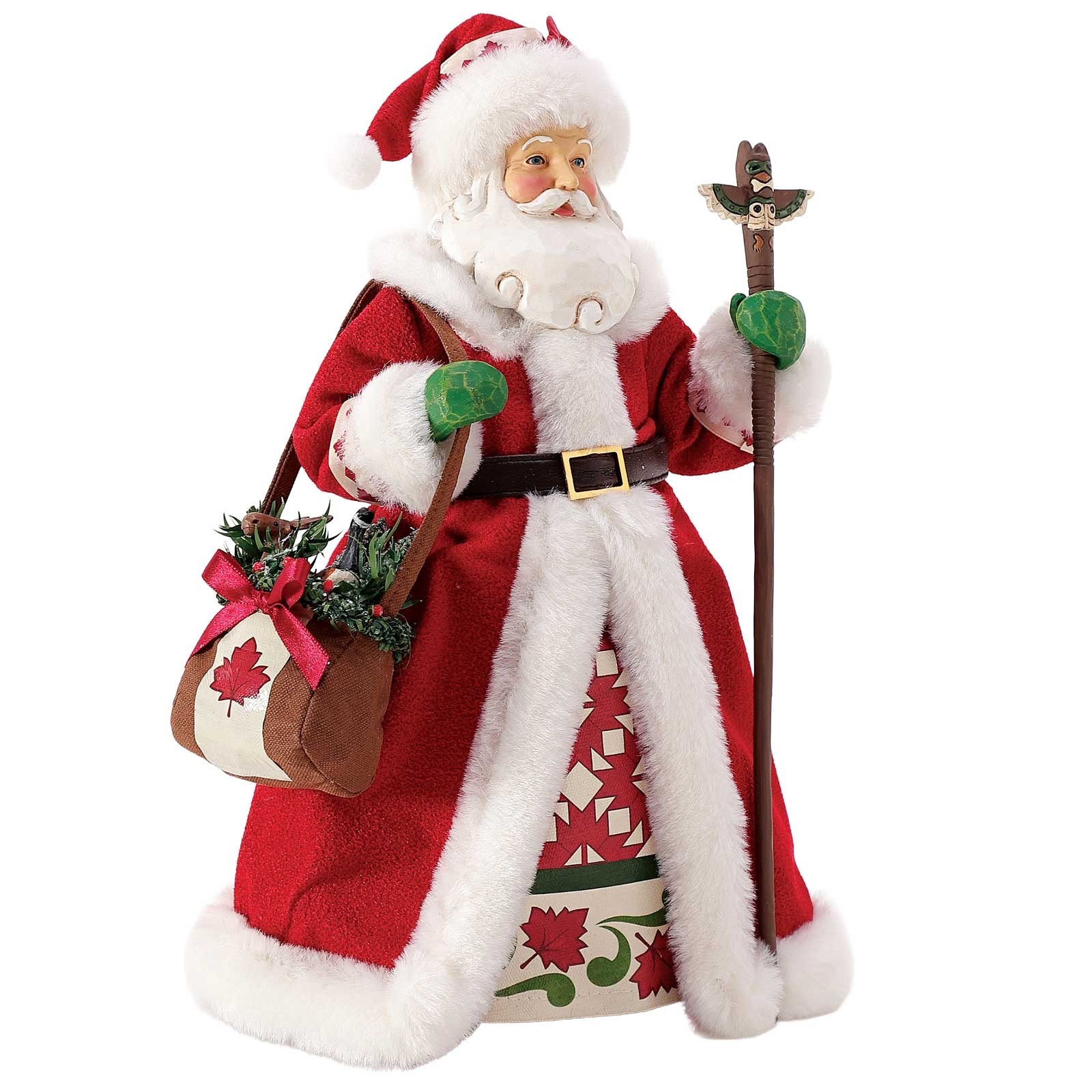 Possible Dreams Canada Santa Claus 10.5in Figurine Department 56 Totem Jim Shore