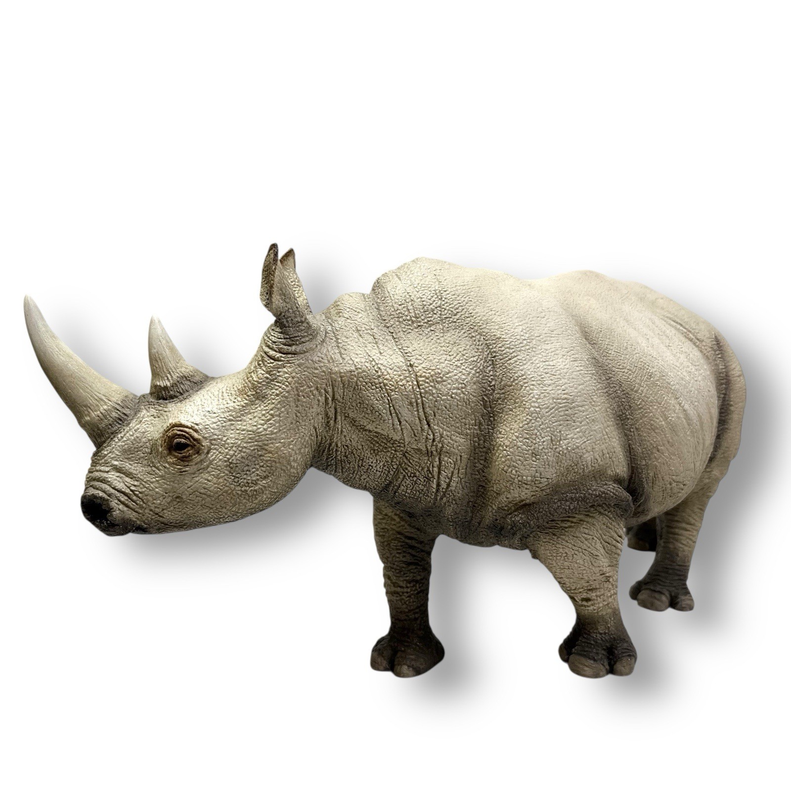 CreArt AFRICAN WHITE RHINOCEROS Rhino 14″ Safari Sculpture Figurine #1389/2500